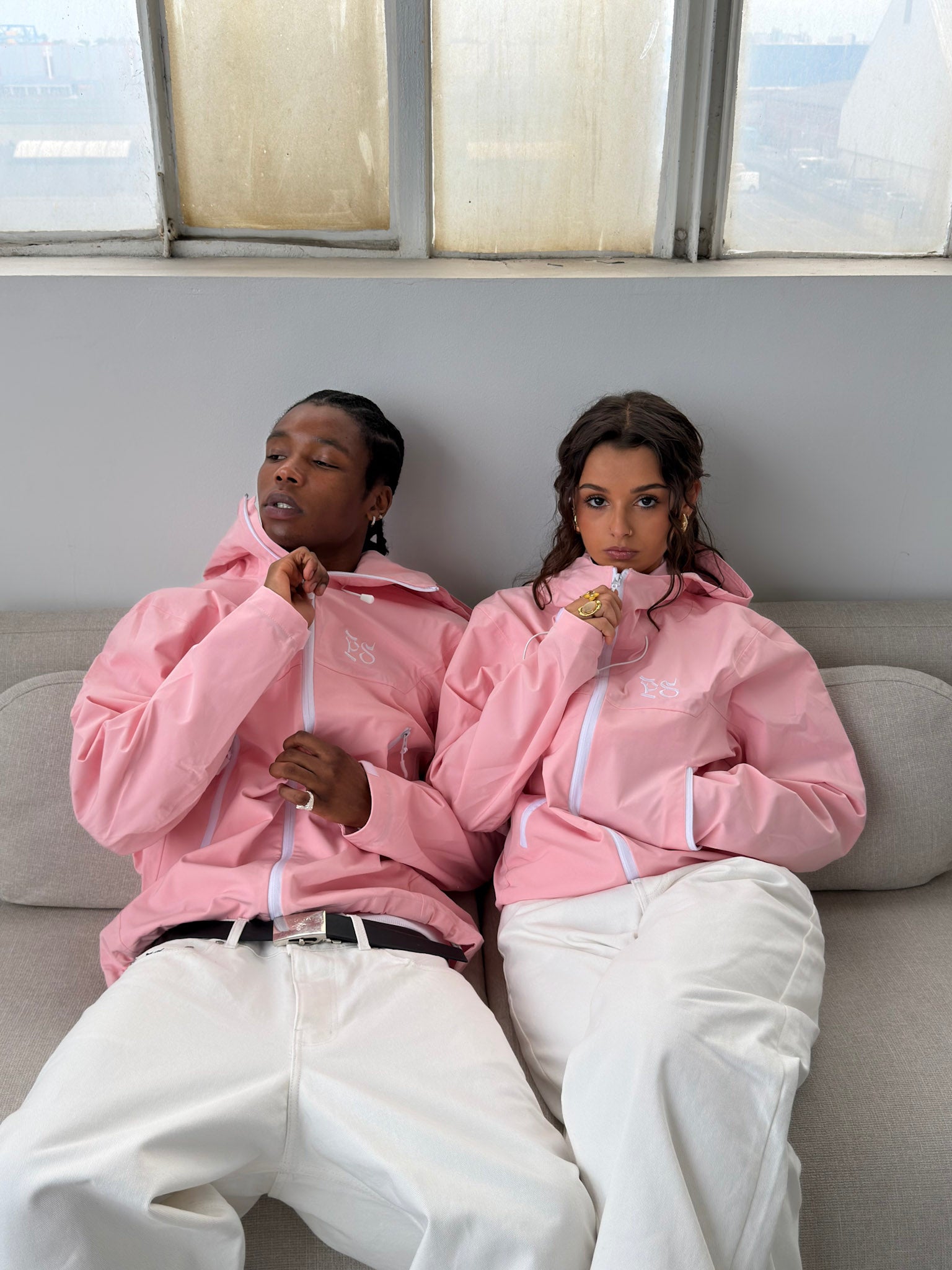 MIST RAIN JACKET — BABY PINK