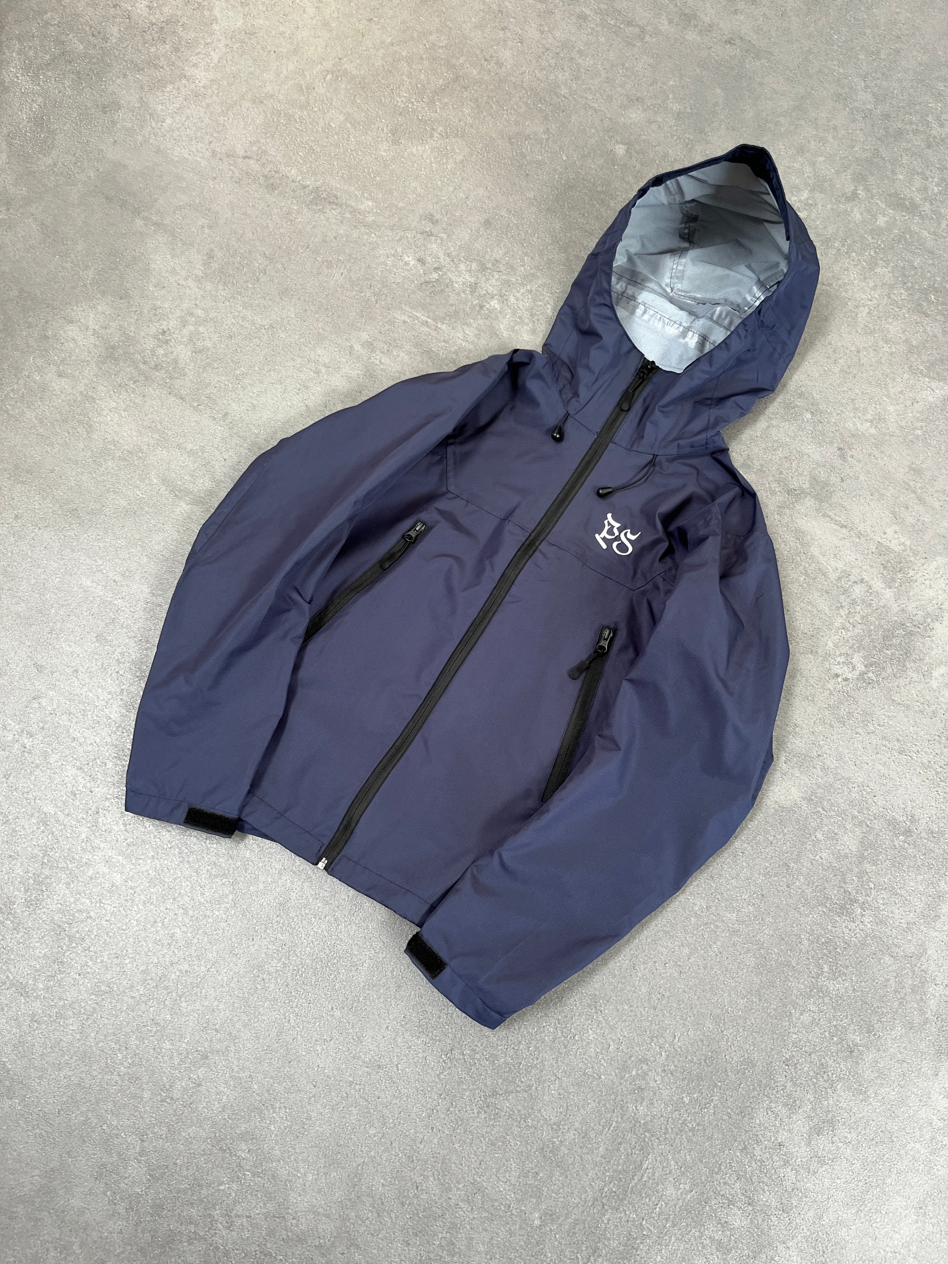 NAVY RIPSTOP RAIN JACKET