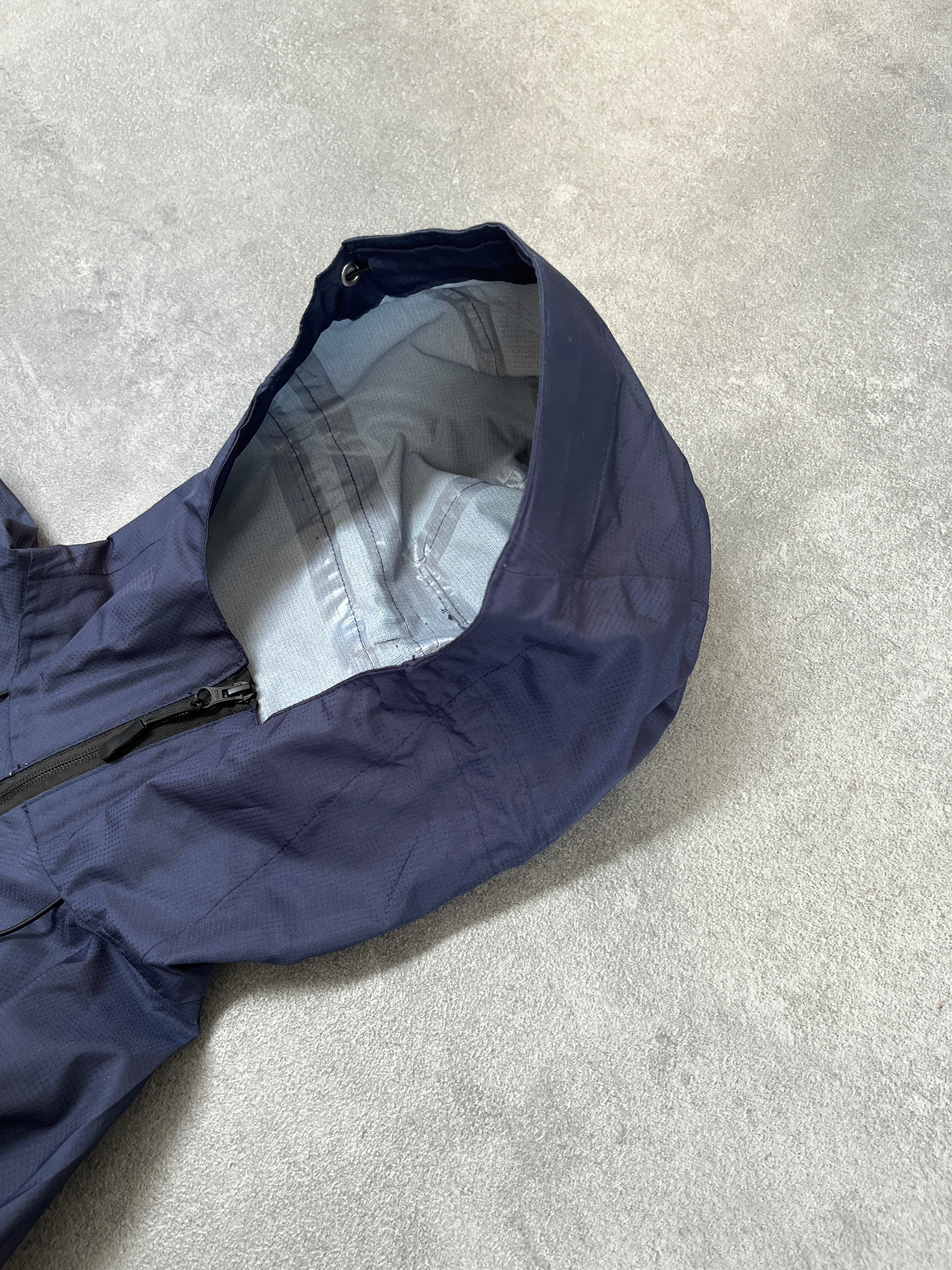 NAVY RIPSTOP RAIN JACKET