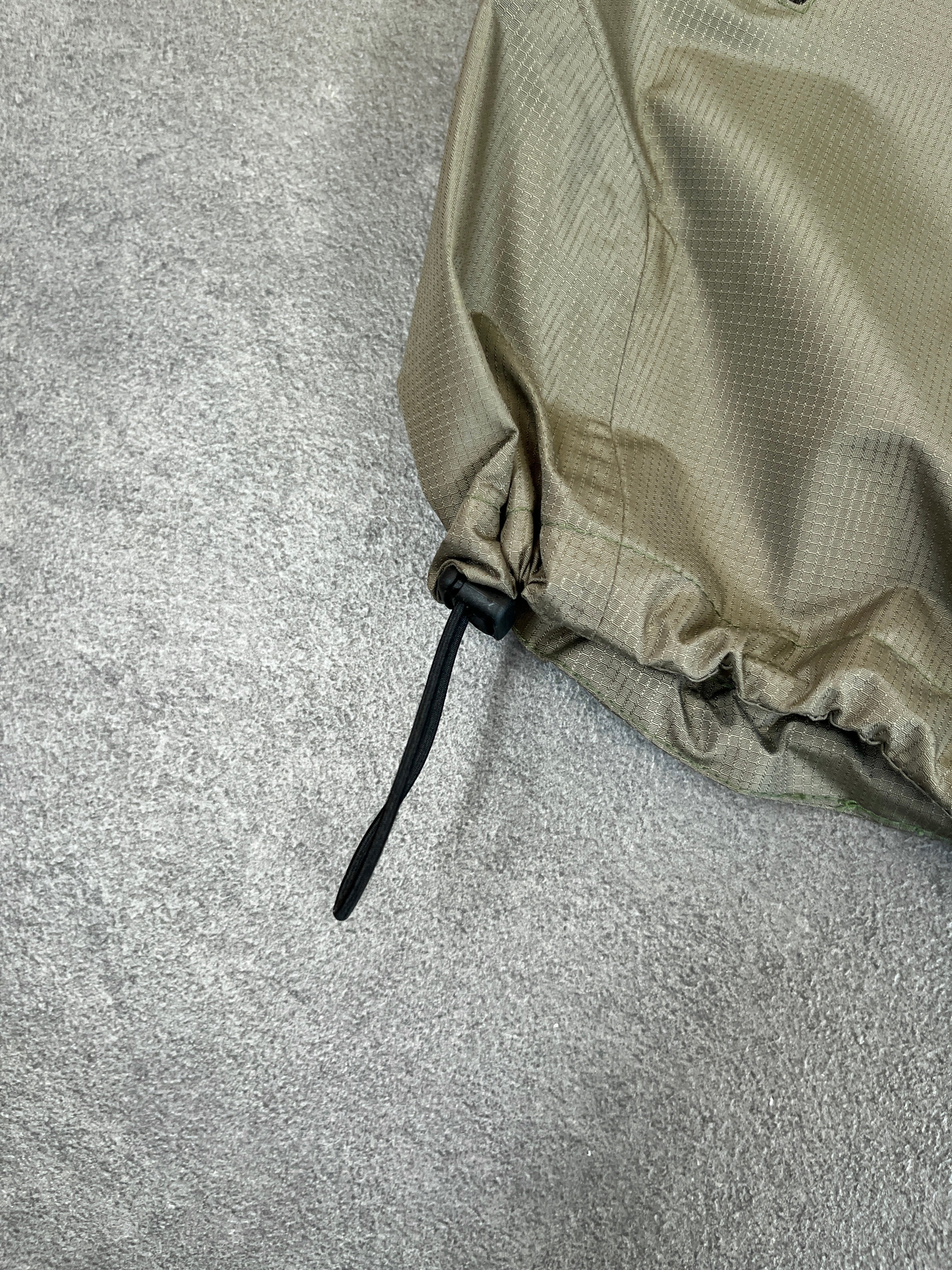 KHAKI RIPSTOP RAIN JACKET