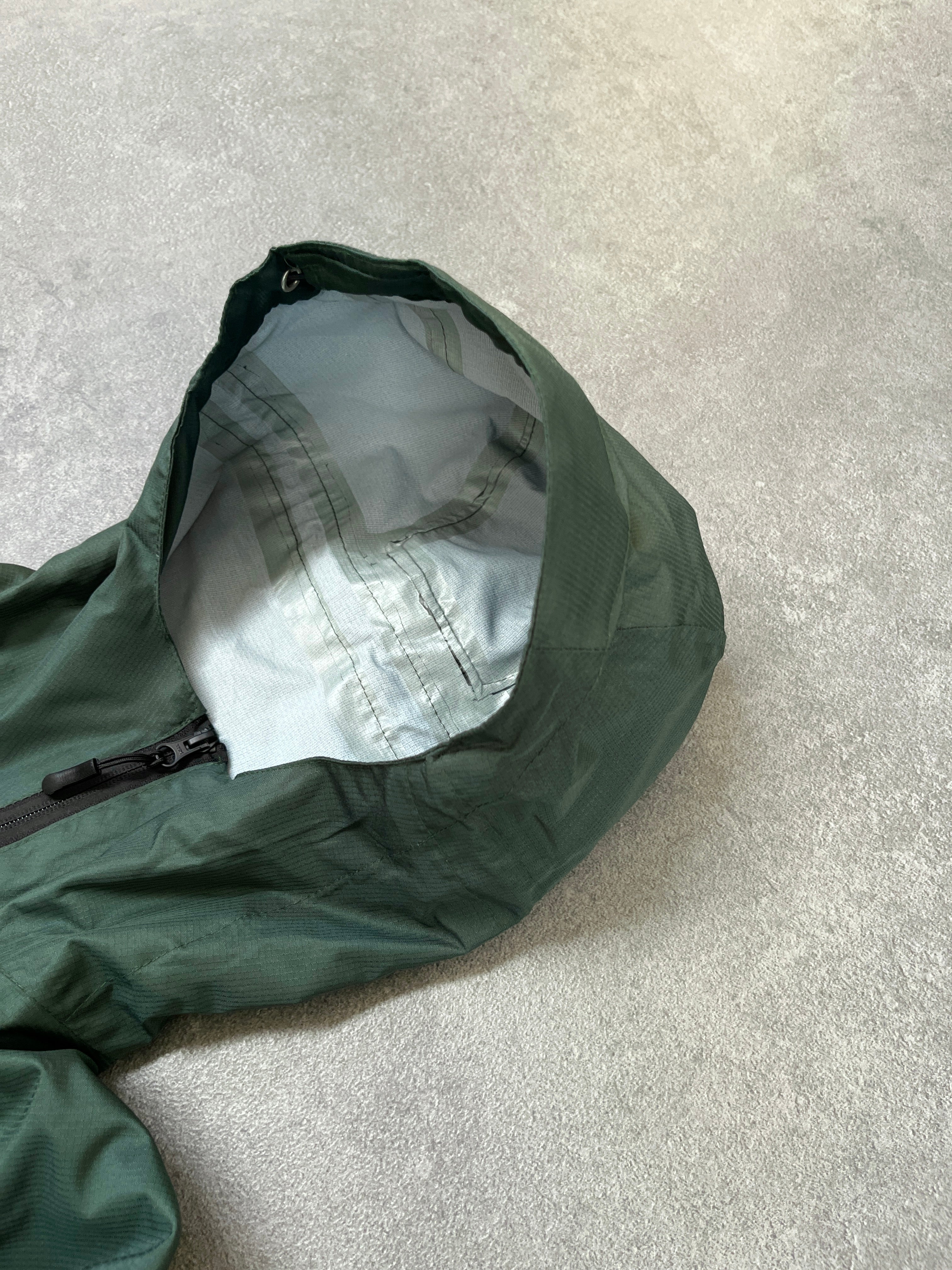 PINE GREEN RIPSTOP RAIN JACKET