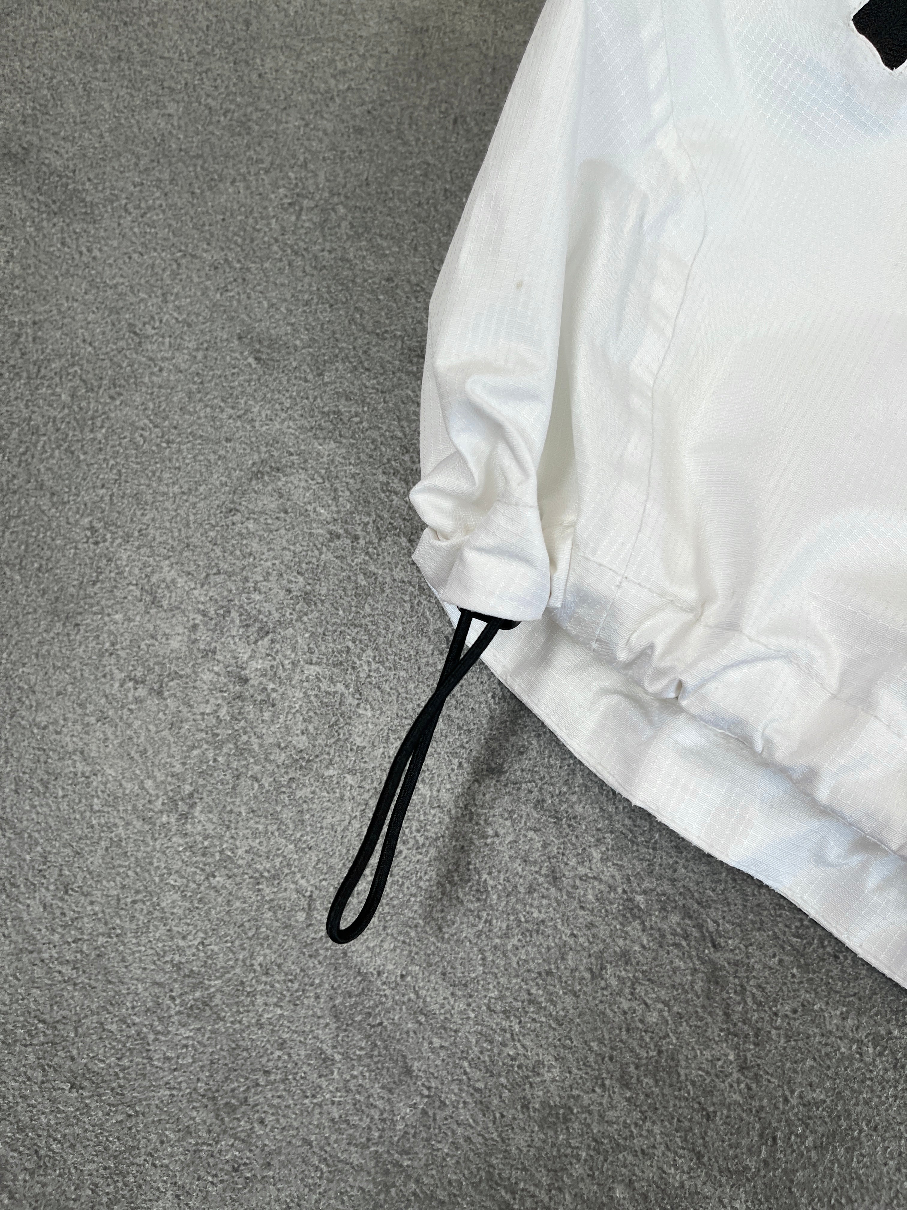 WHITE RIPSTOP RAIN JACKET