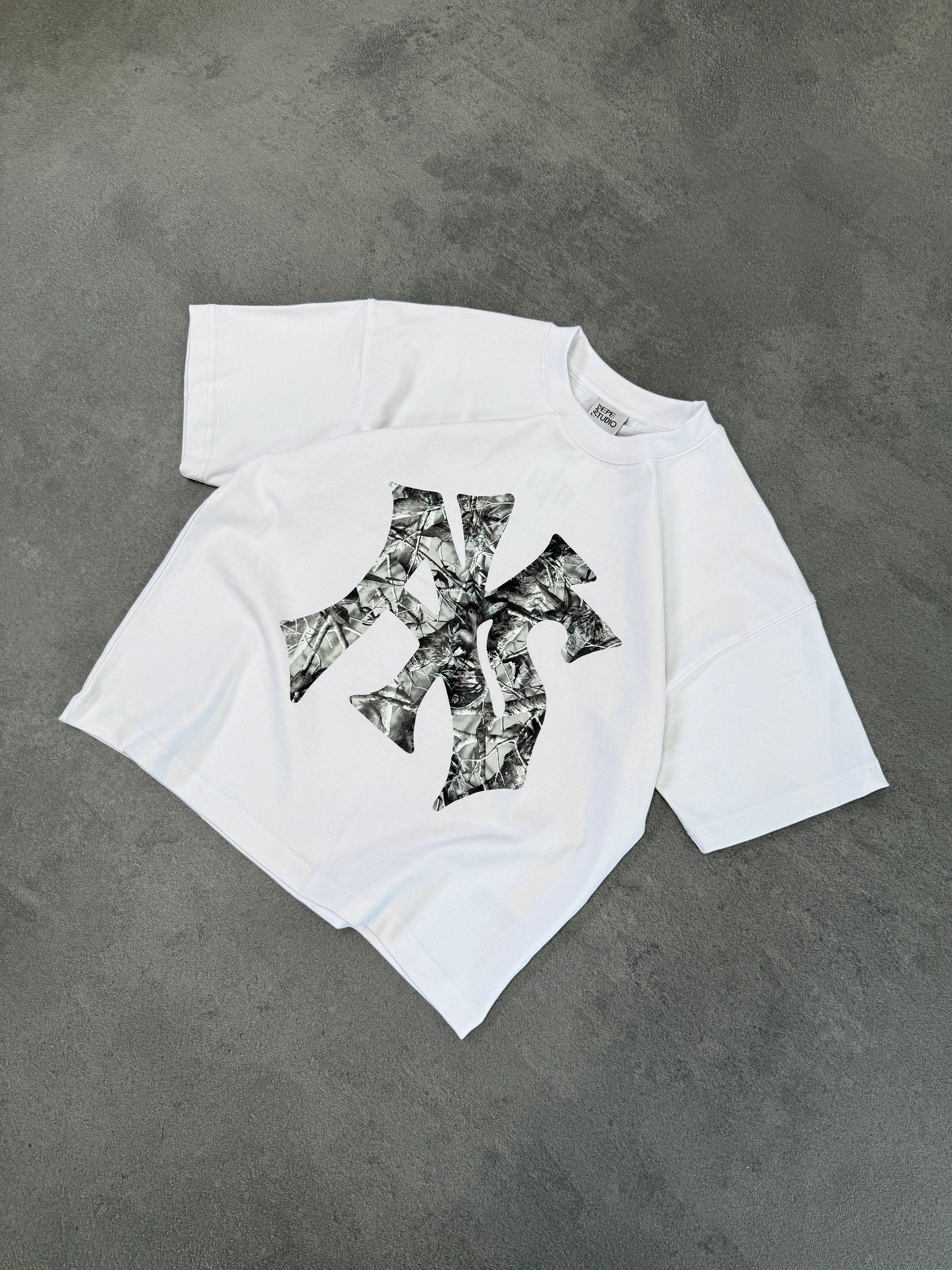 PYS WHITE CAMO TEE