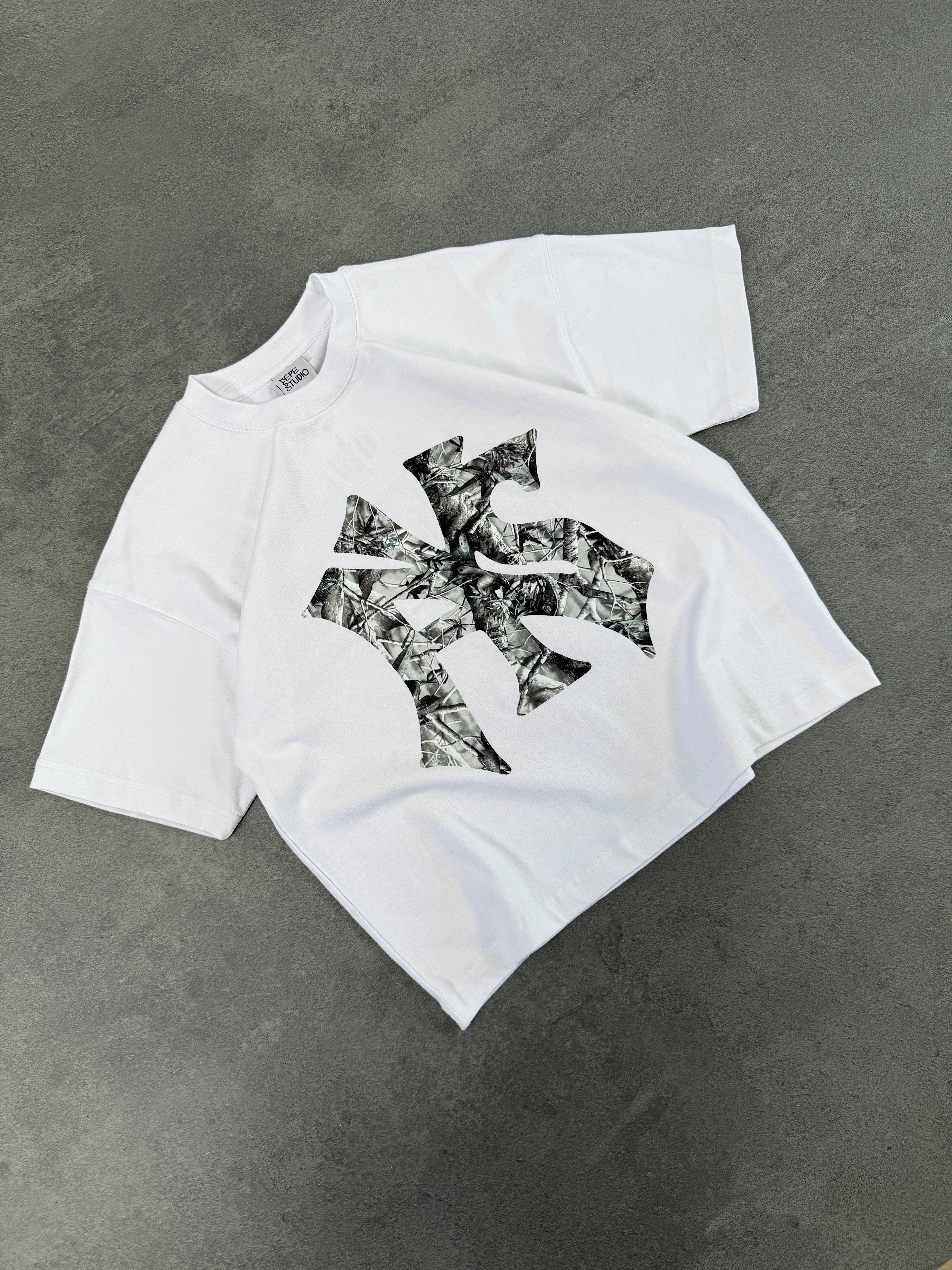 PYS WHITE CAMO TEE