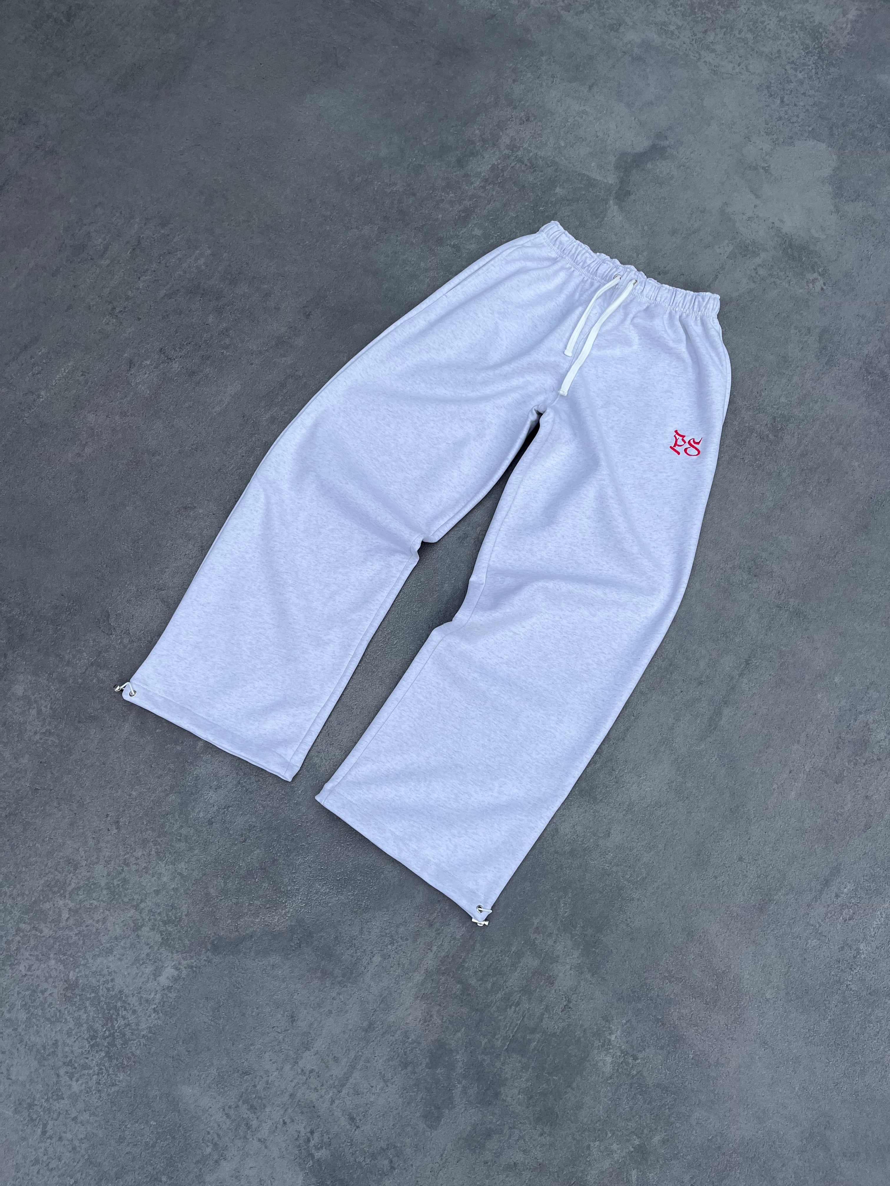 LIGHT GRAY BAGGY TROUSER