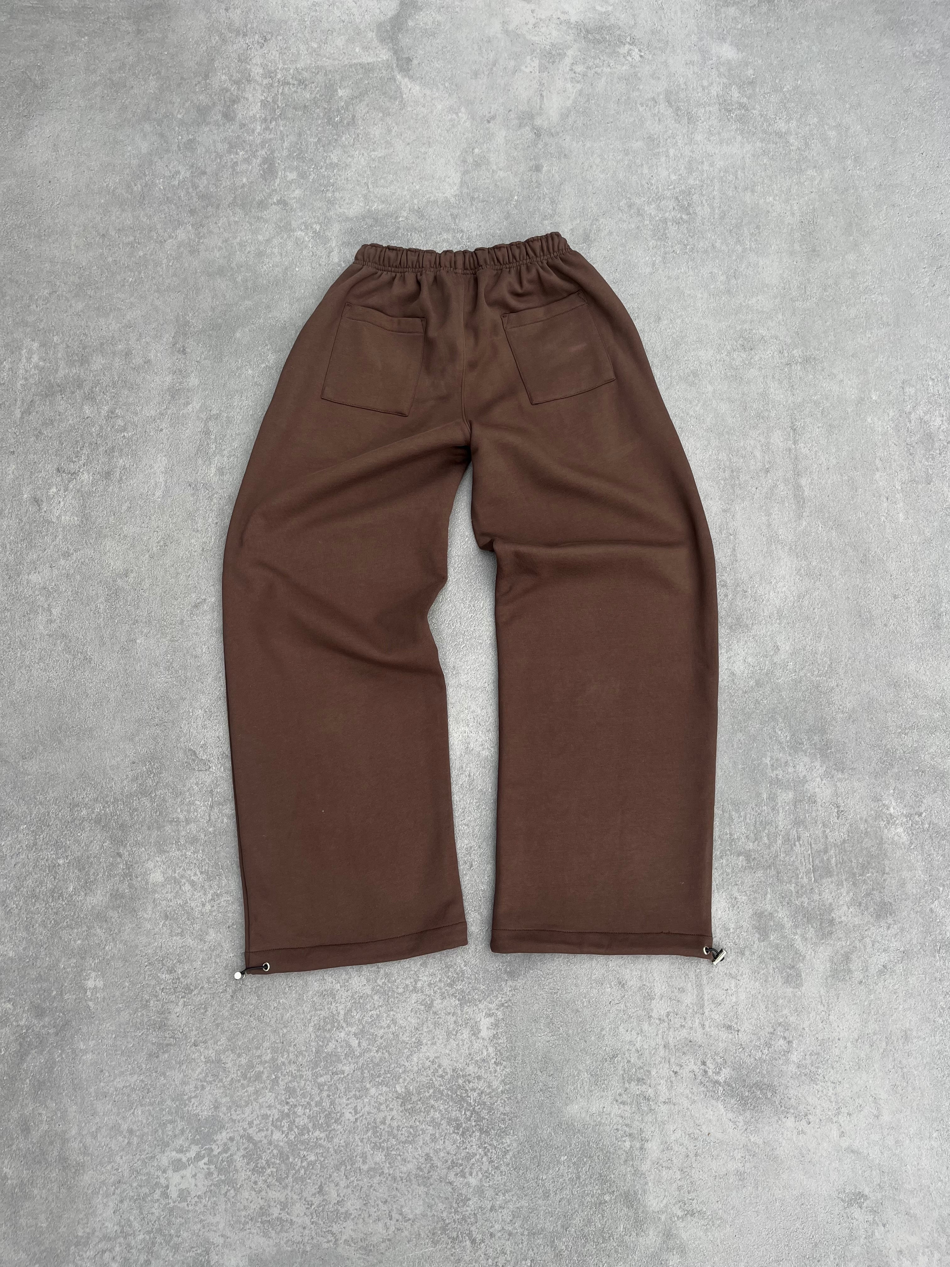 BROWN BAGGY TROUSER