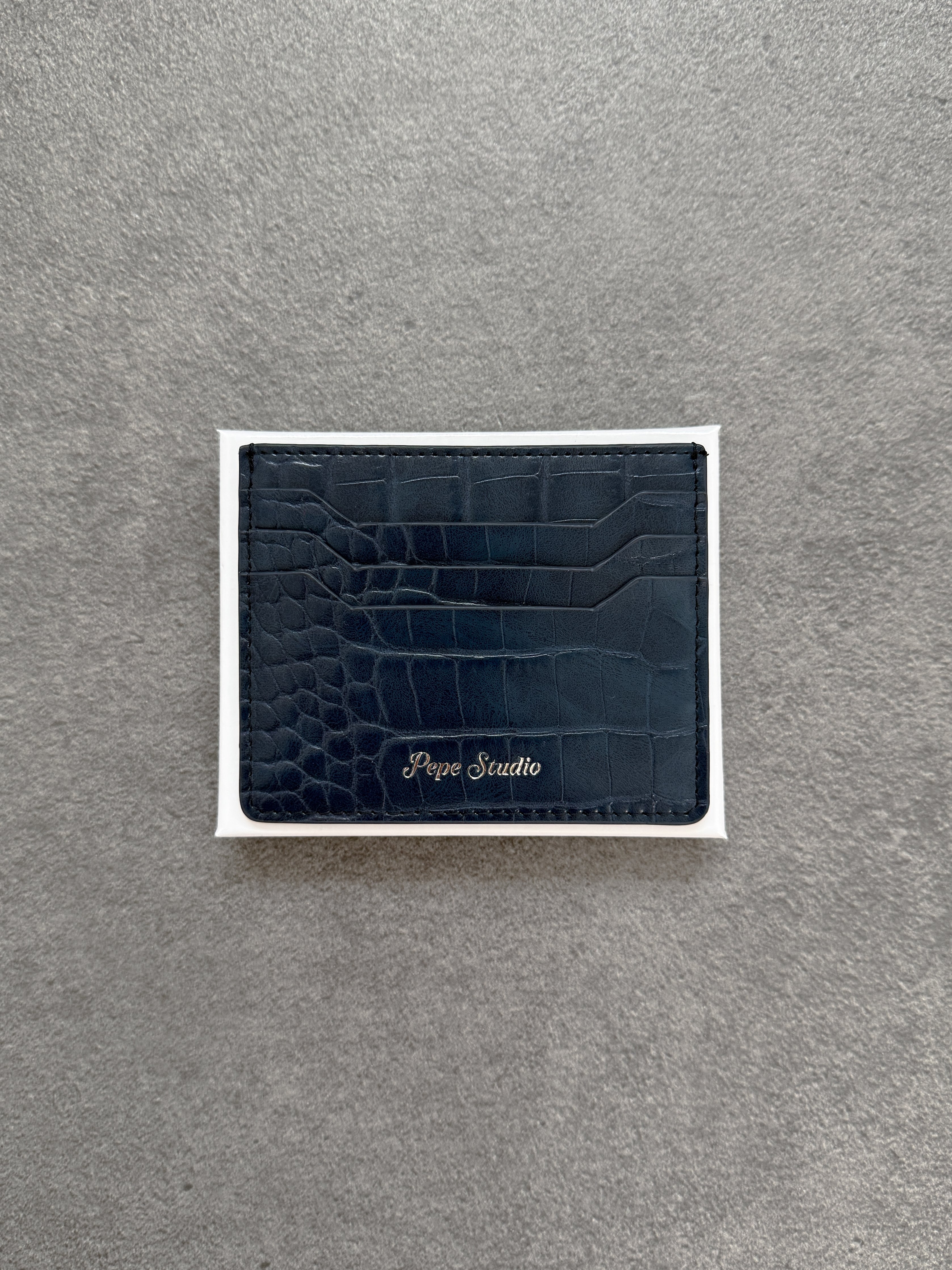 Ashford Navy Card Holder