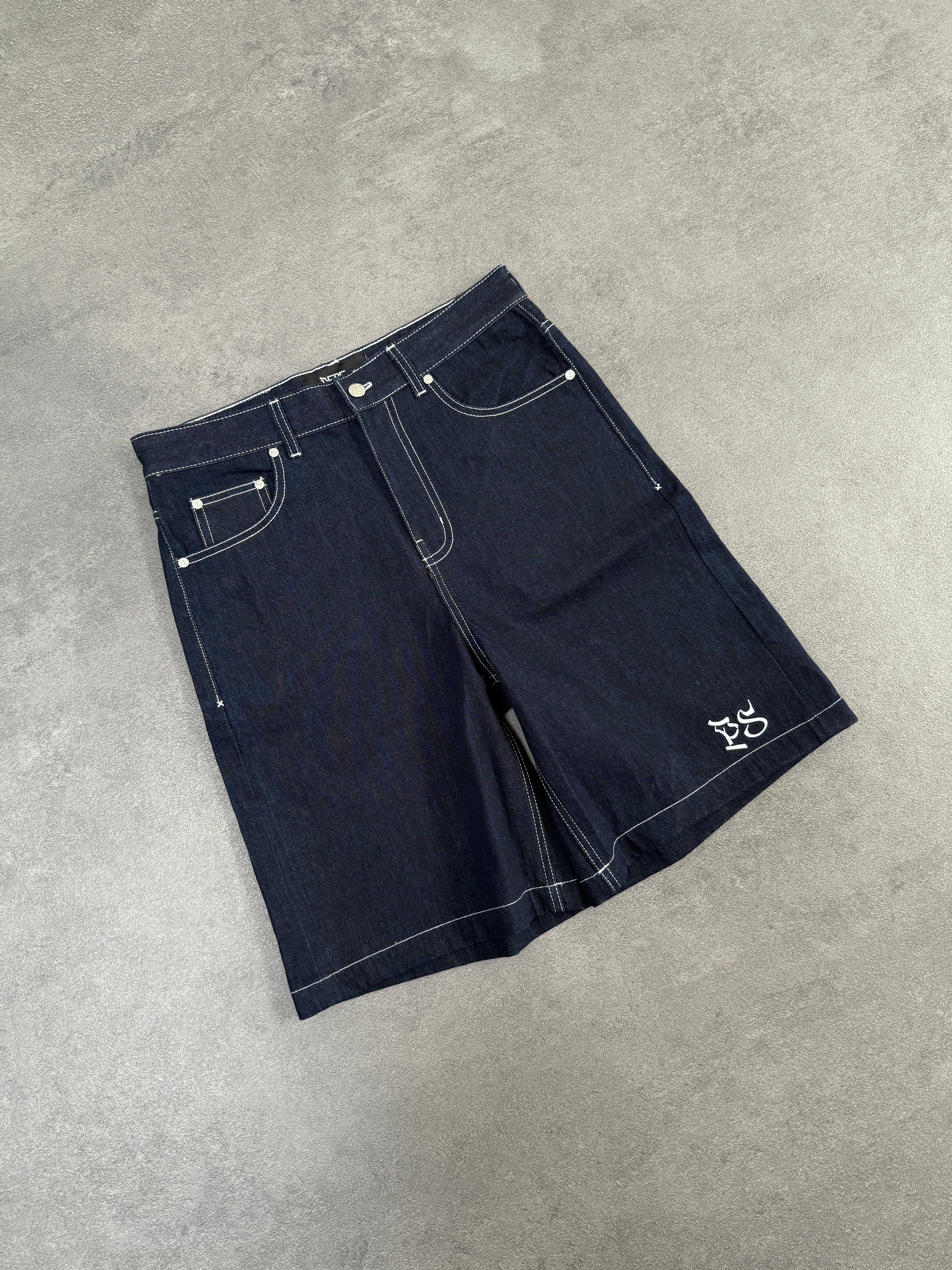 DARK BLUE SELVEDGE SHORTS