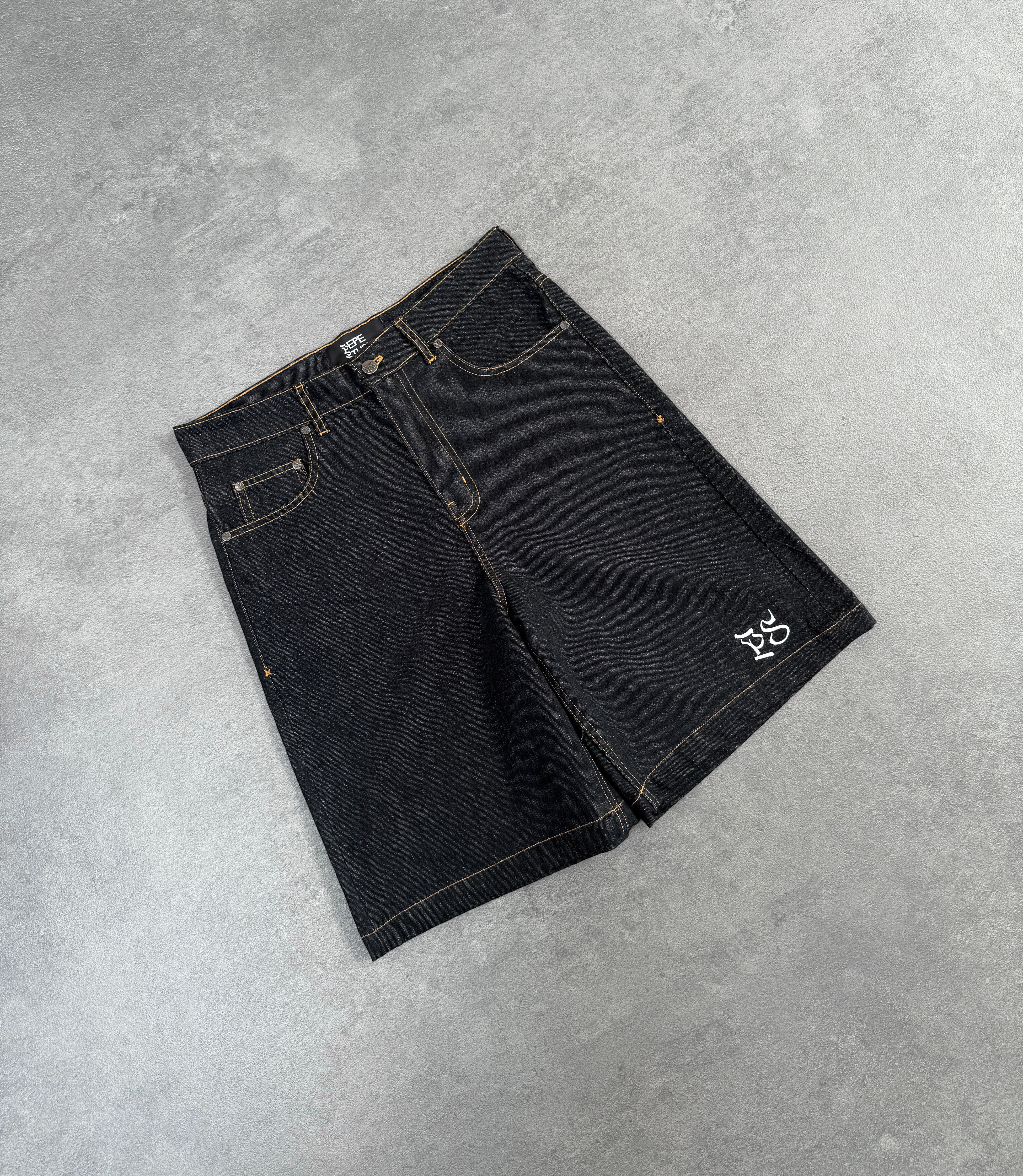 DARK RAW SELVEDGE SHORTS
