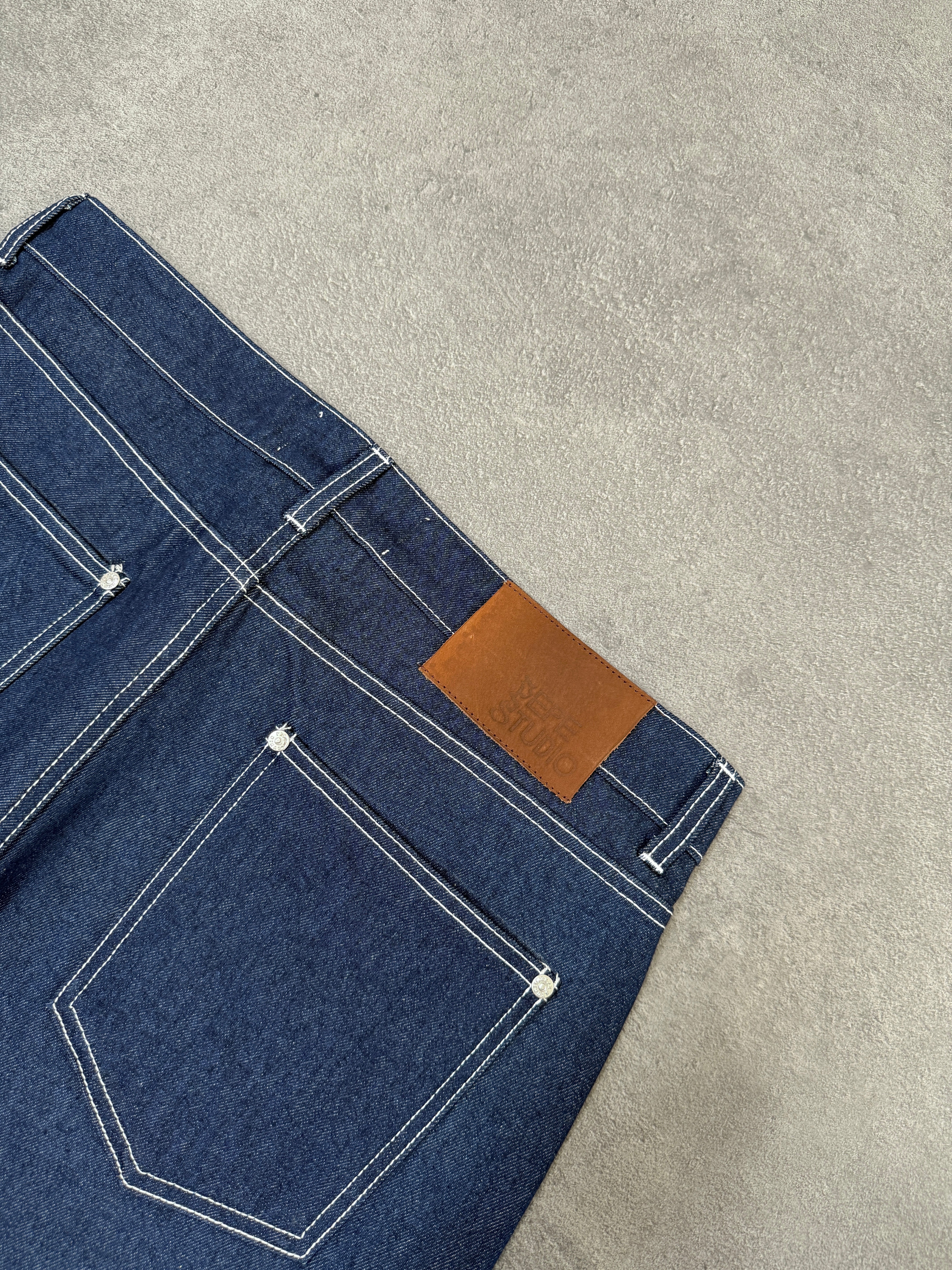 LIGHT BLUE RAW DENIM PANT