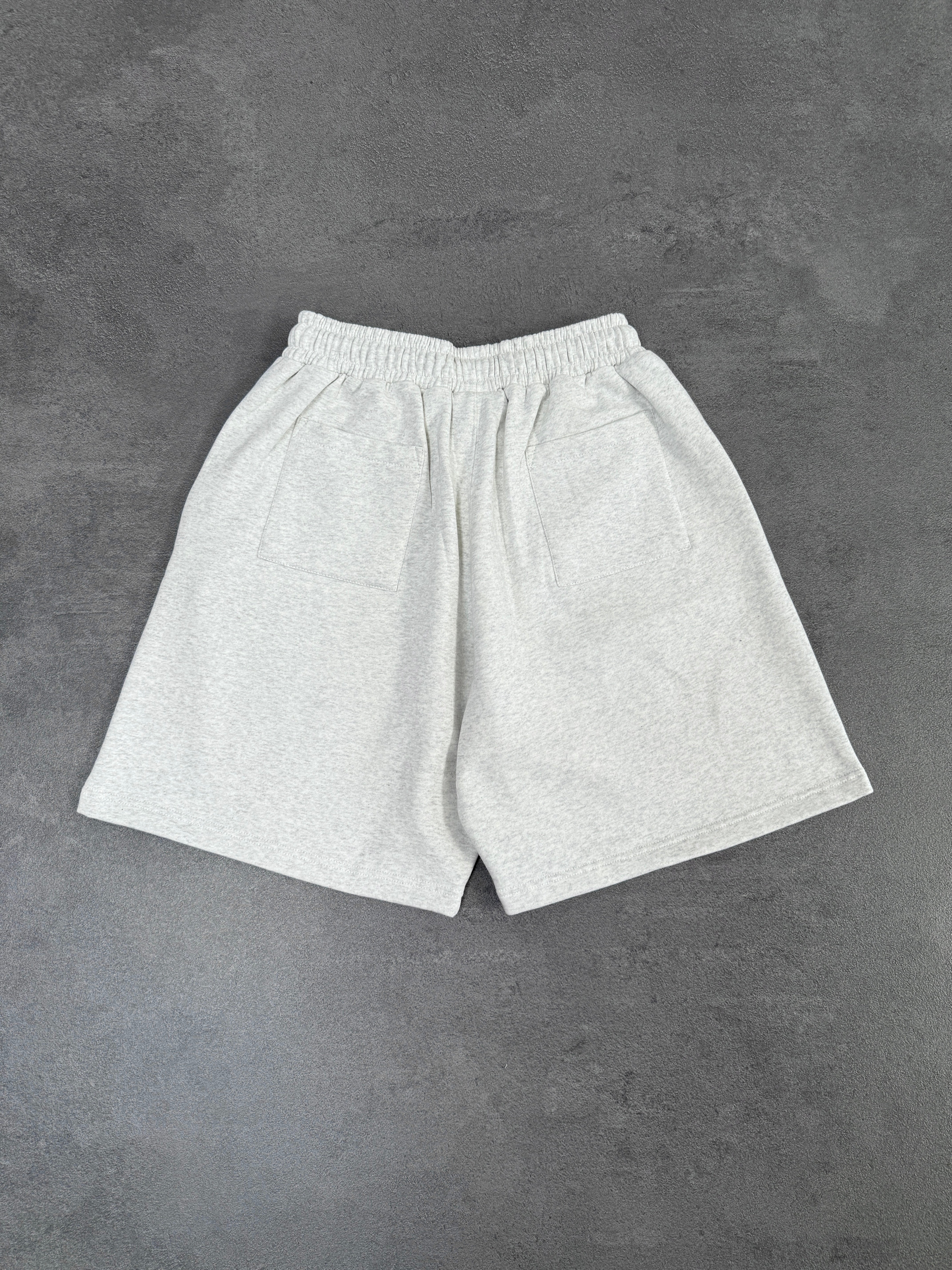LIGHT GRAY SWEATS SHORTS