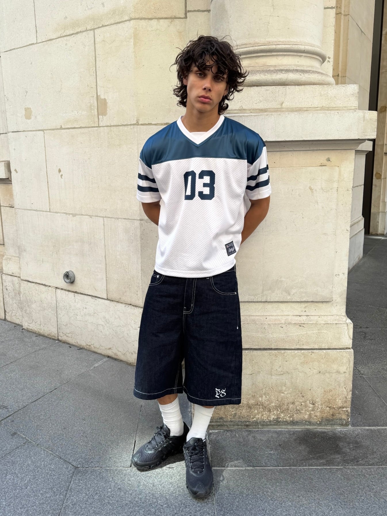ATHLETIC MESH JERSEY – NAVY