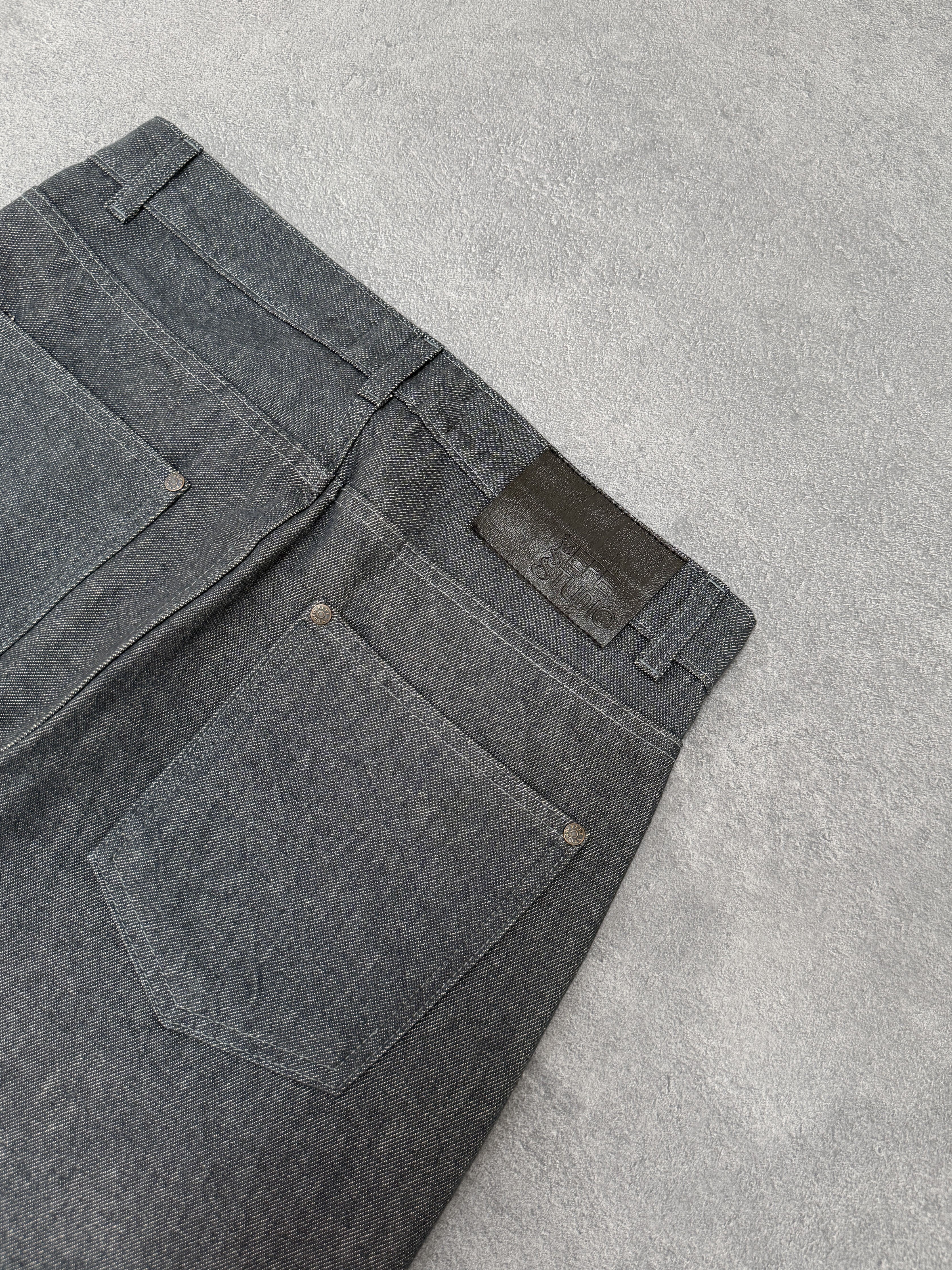 GRAPHITE RAW DENIM PANT