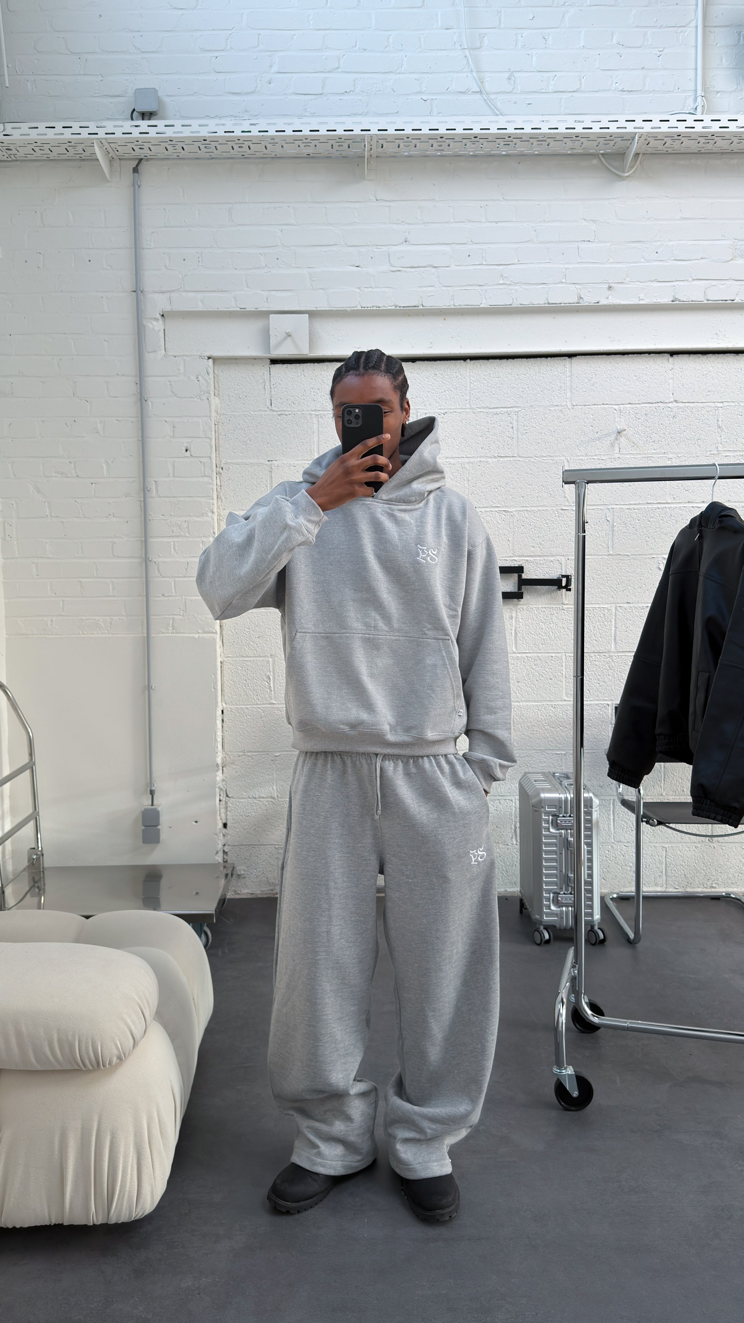 OG GRAY BAGGY TROUSER