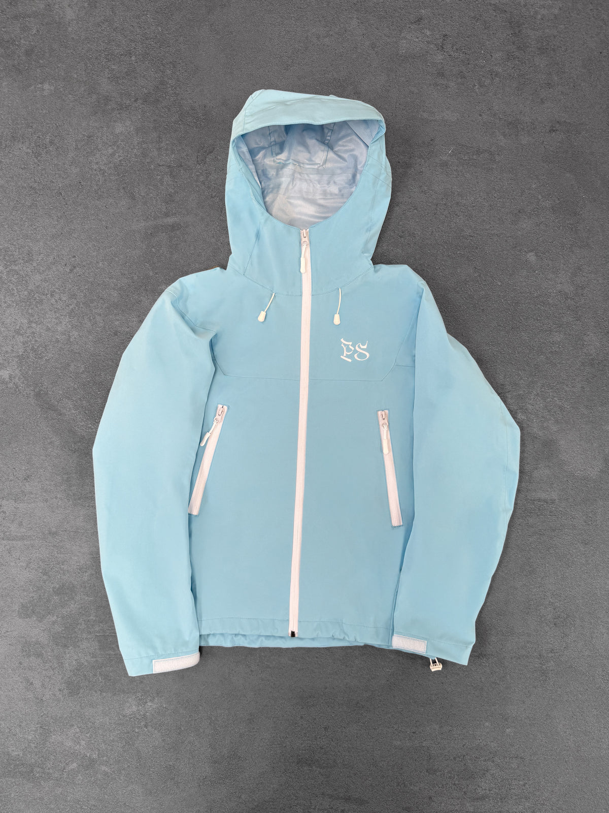 MIST RAIN JACKET — BABY BLUE
