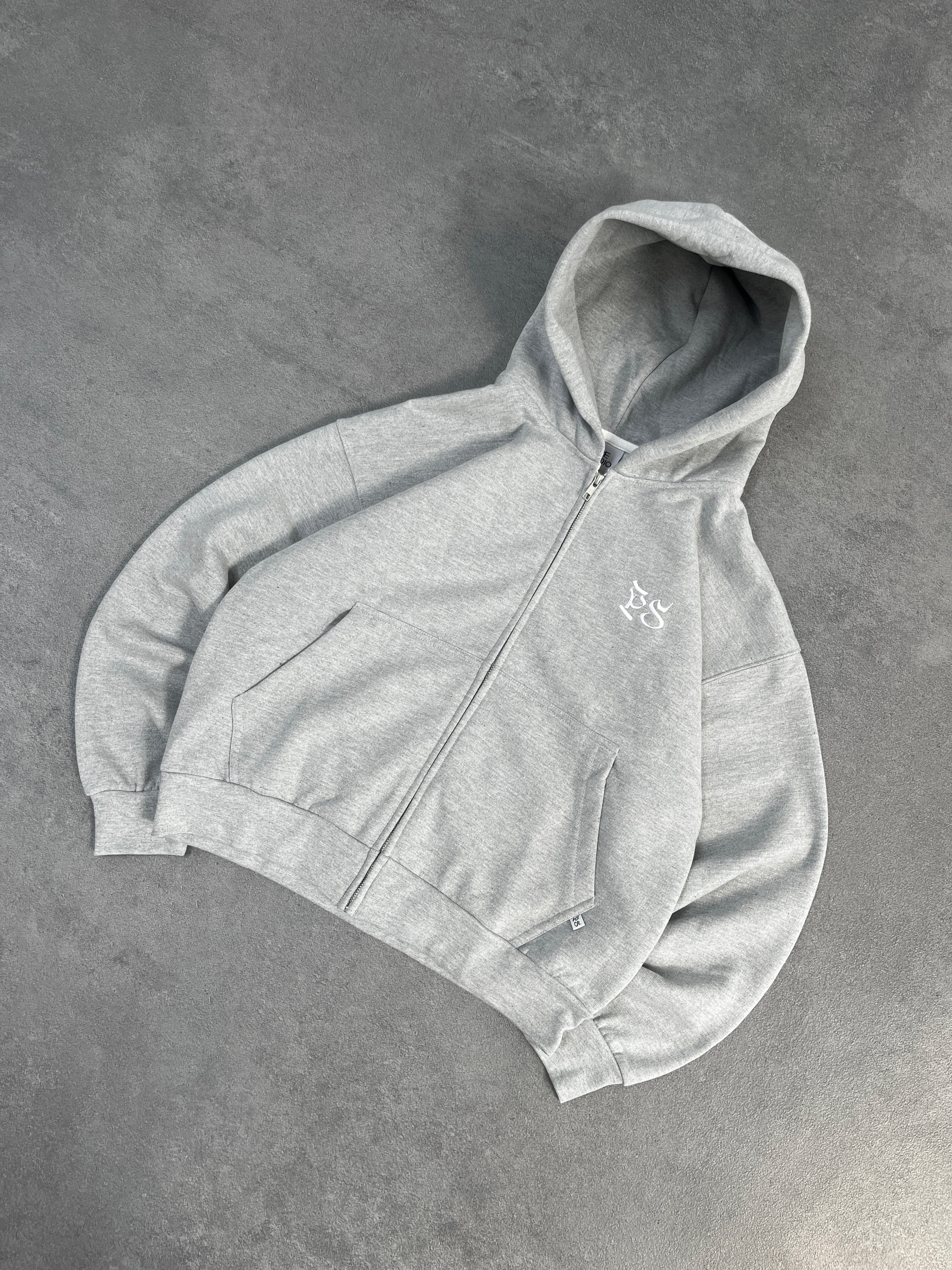 OG GRAY ZIP-HOODIE