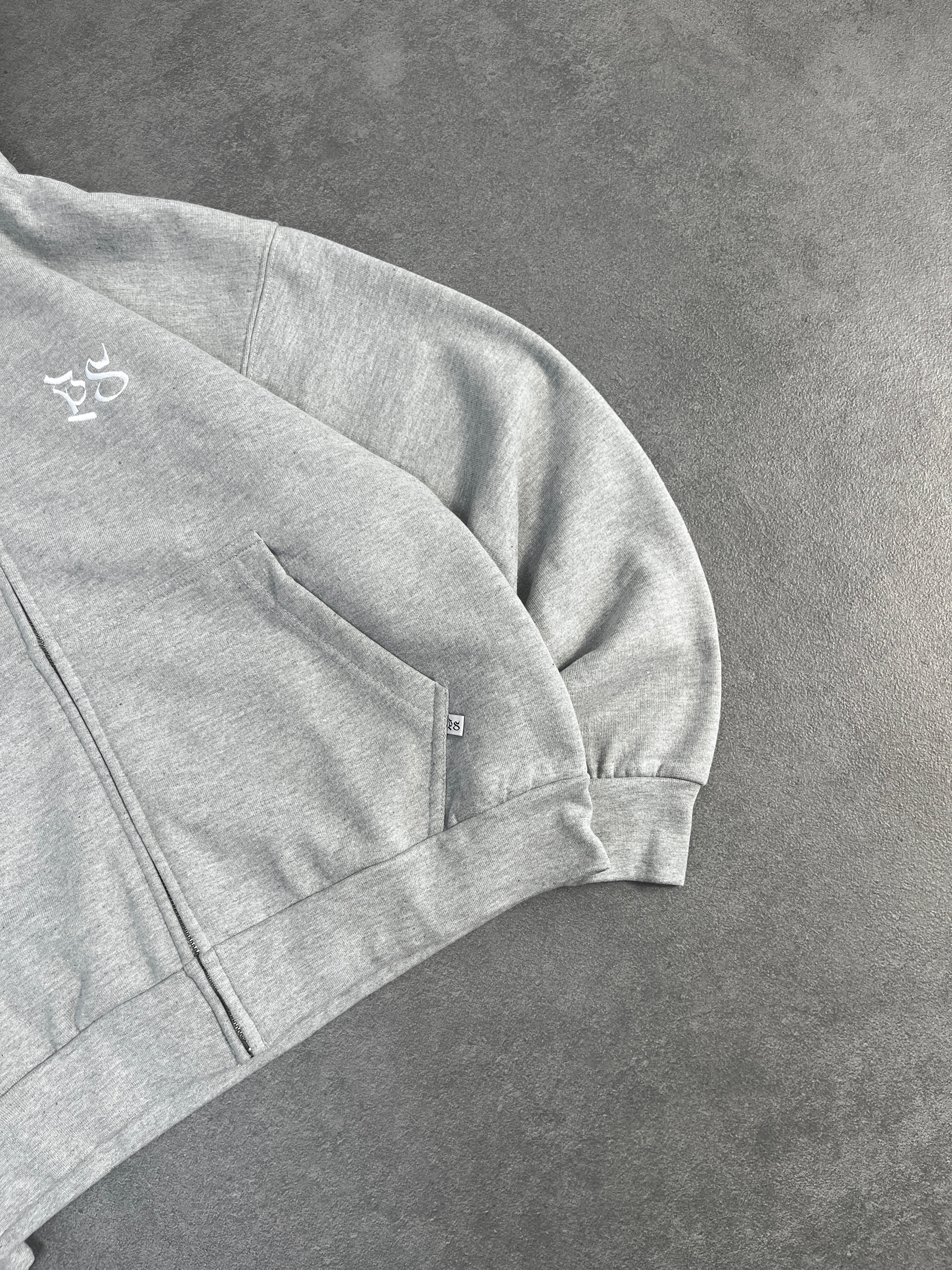 OG GRAY ZIP-HOODIE