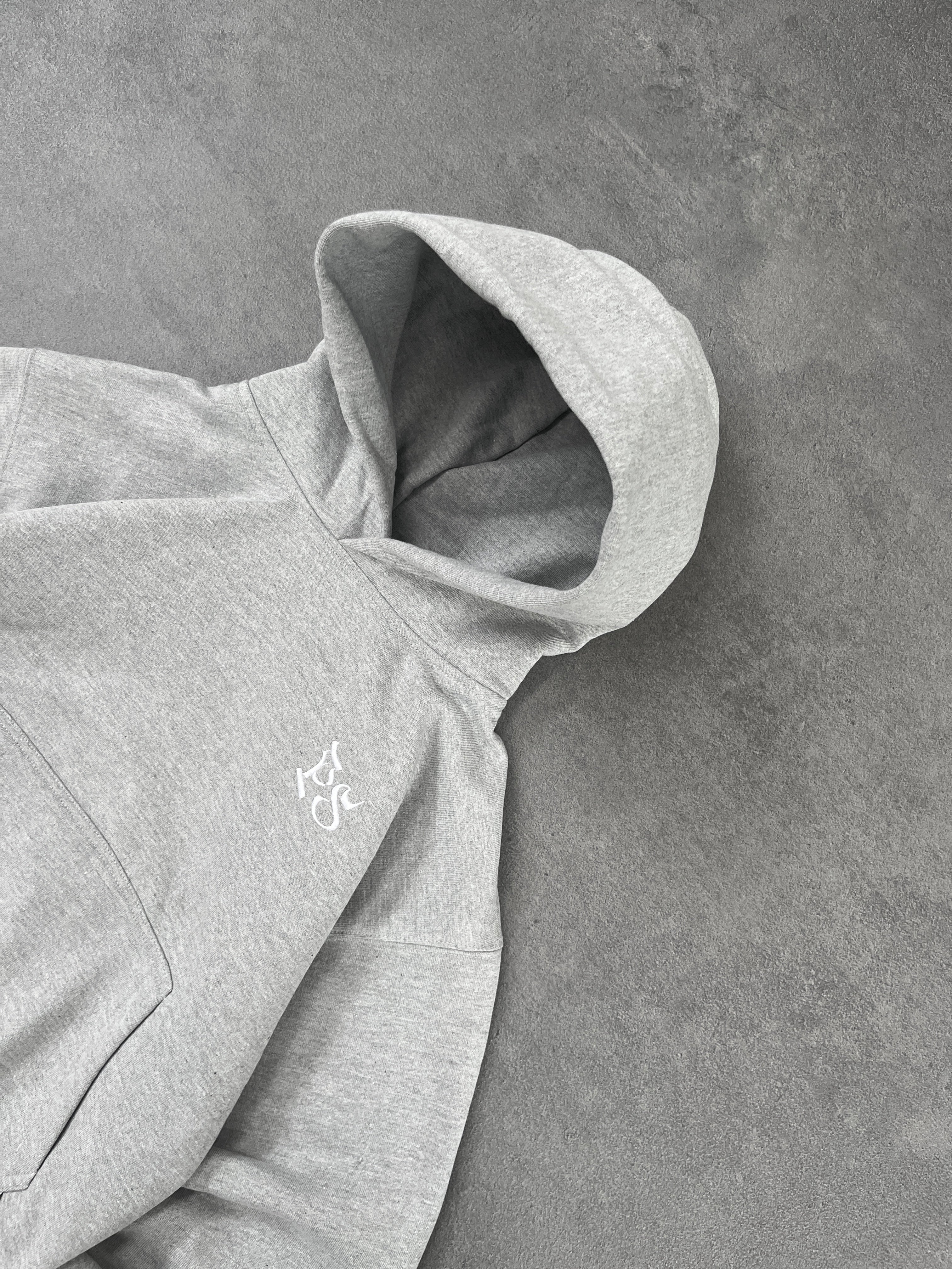 OG GRAY BOXY HOODIE