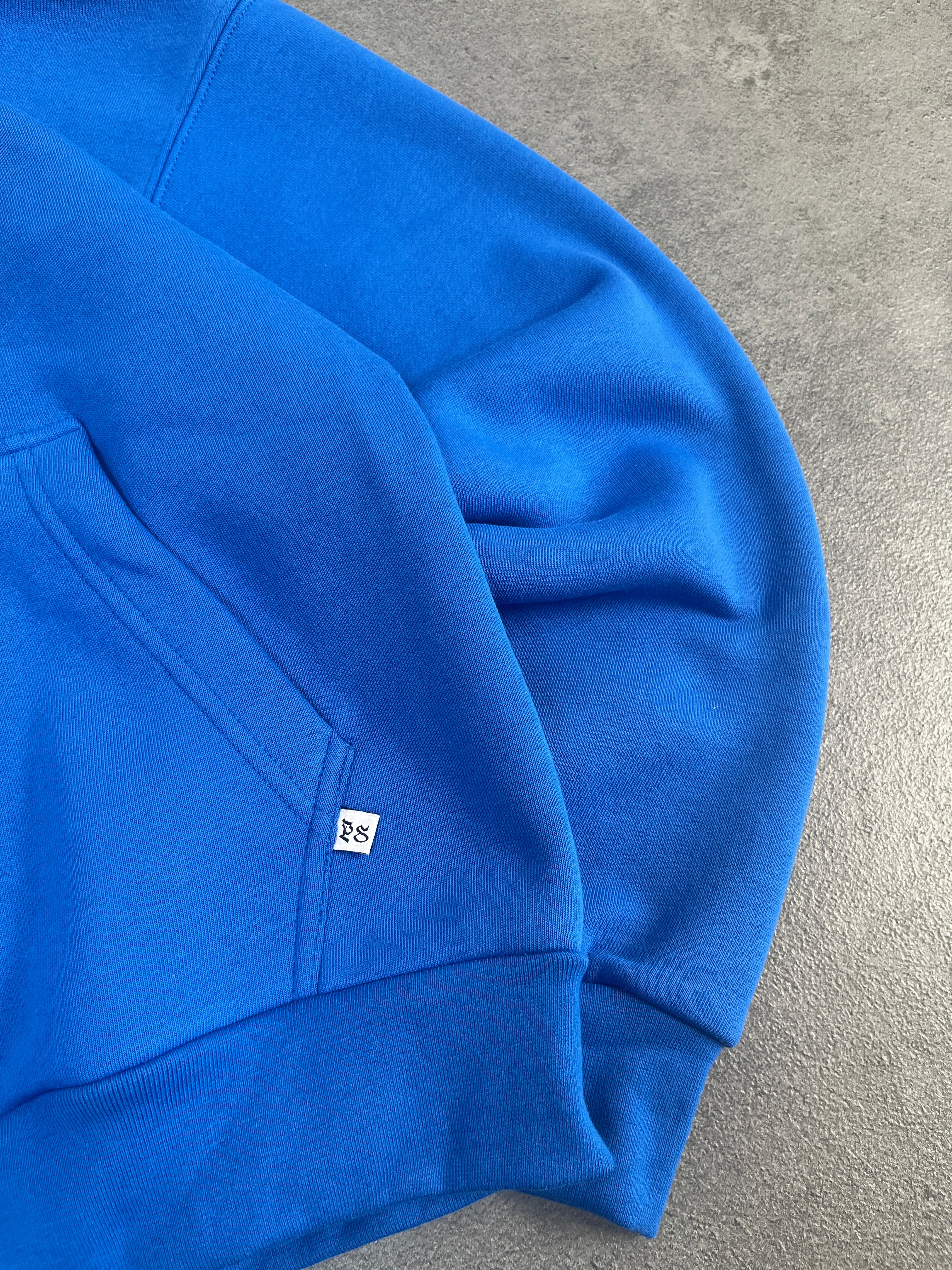 ROYAL BLUE ZIP-HOODIE