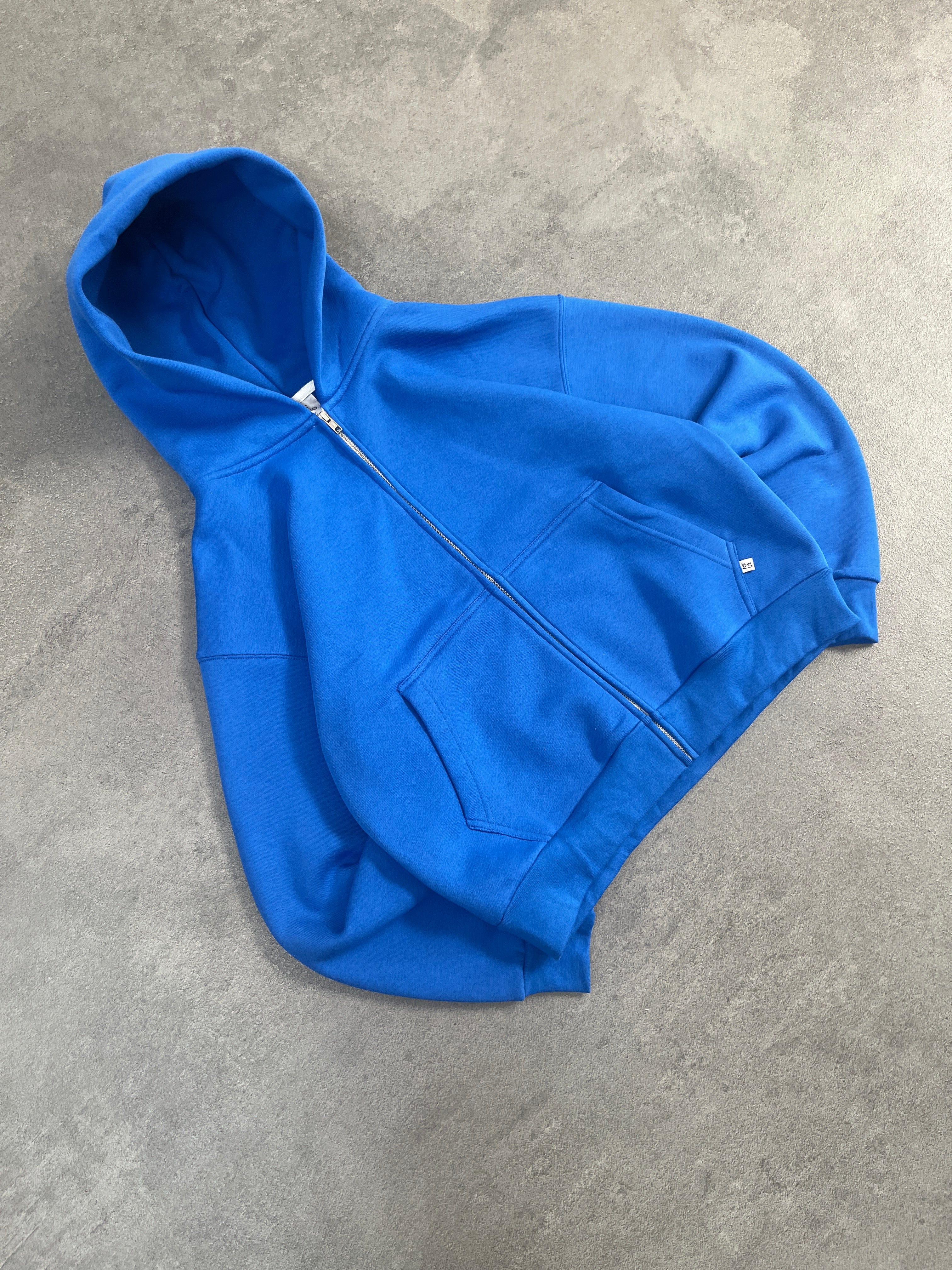 ROYAL BLUE ZIP-HOODIE