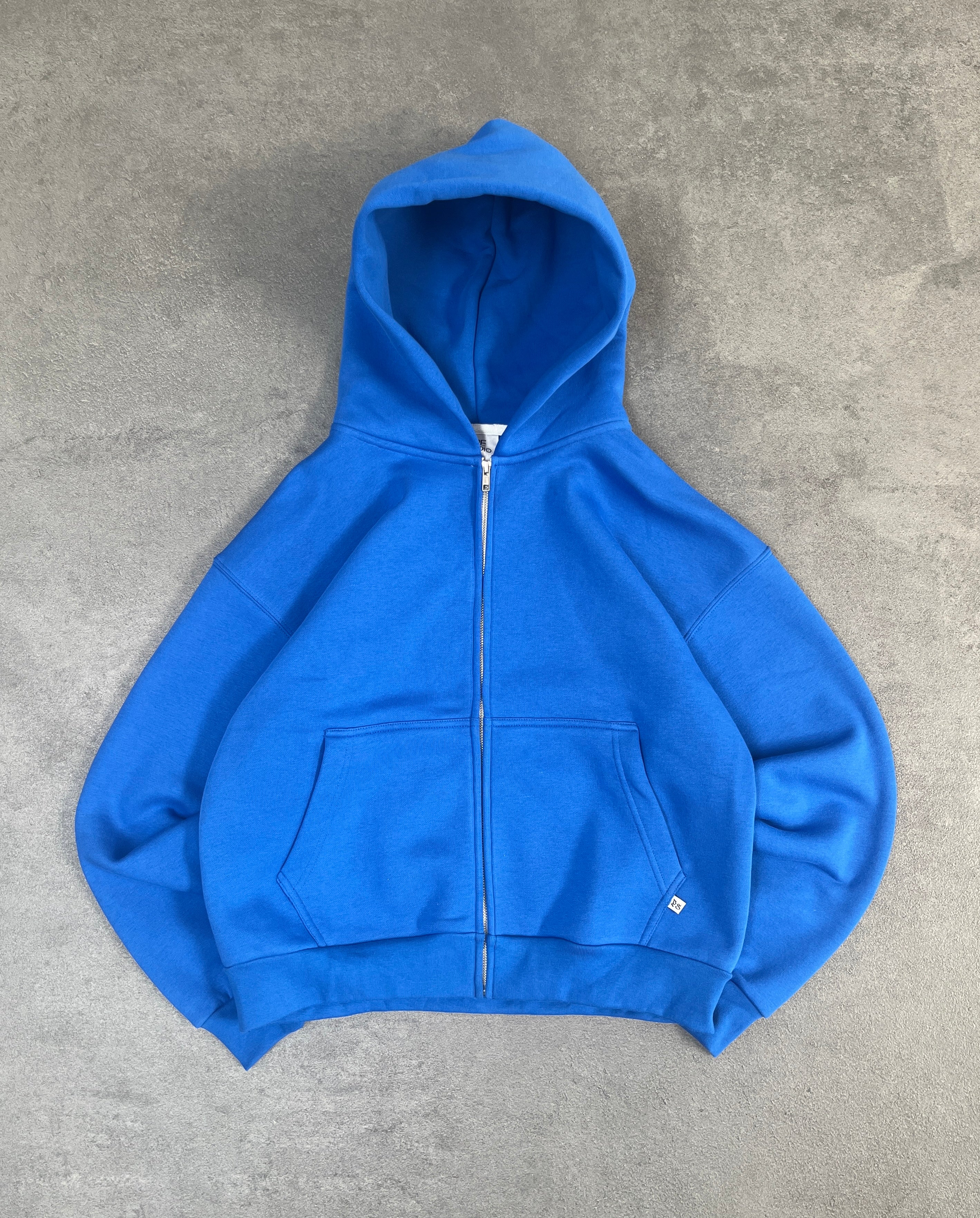 ROYAL BLUE ZIP-HOODIE