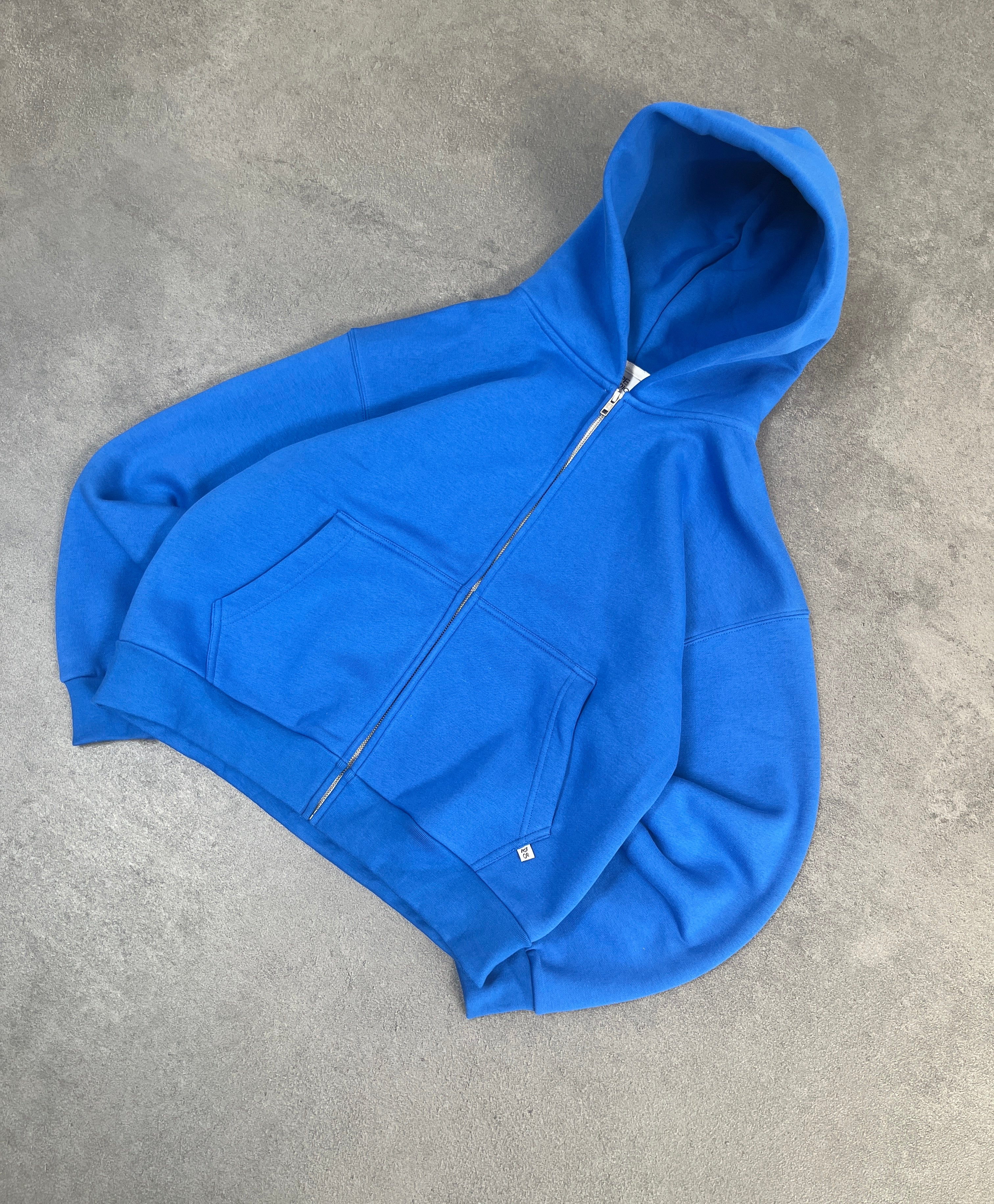 ROYAL BLUE ZIP-HOODIE