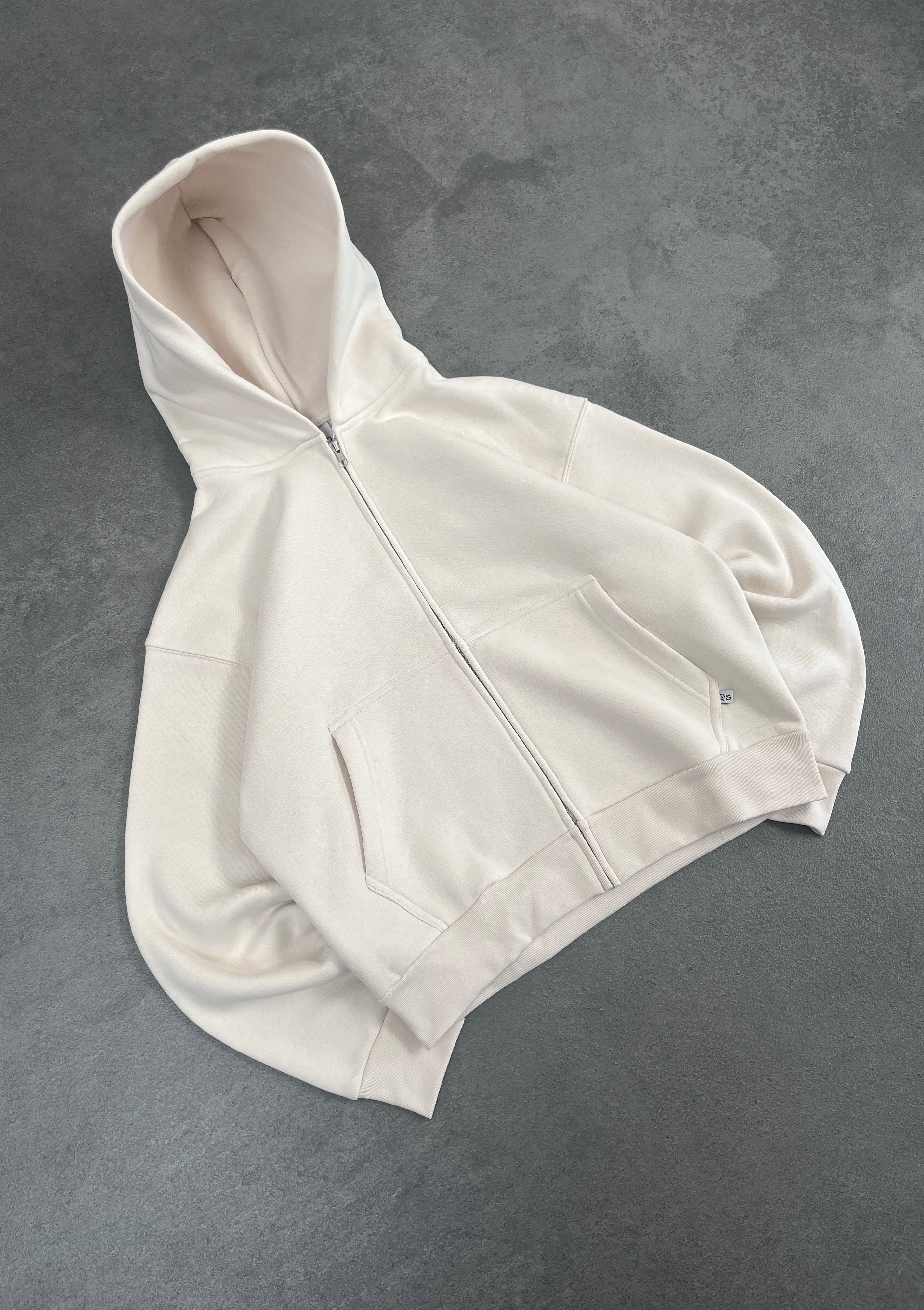 SAND ZIP-HOODIE