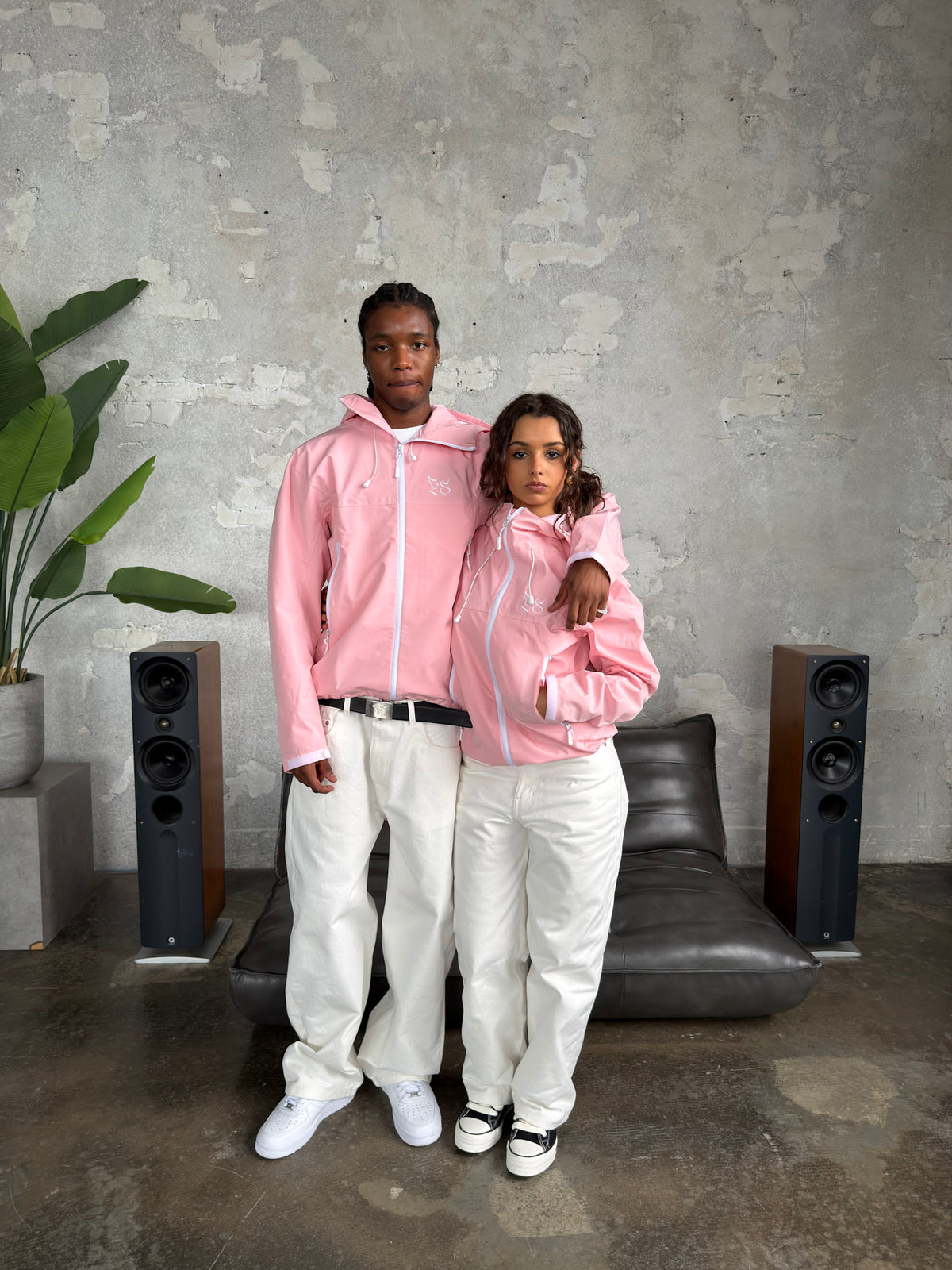 MIST RAIN JACKET — BABY PINK
