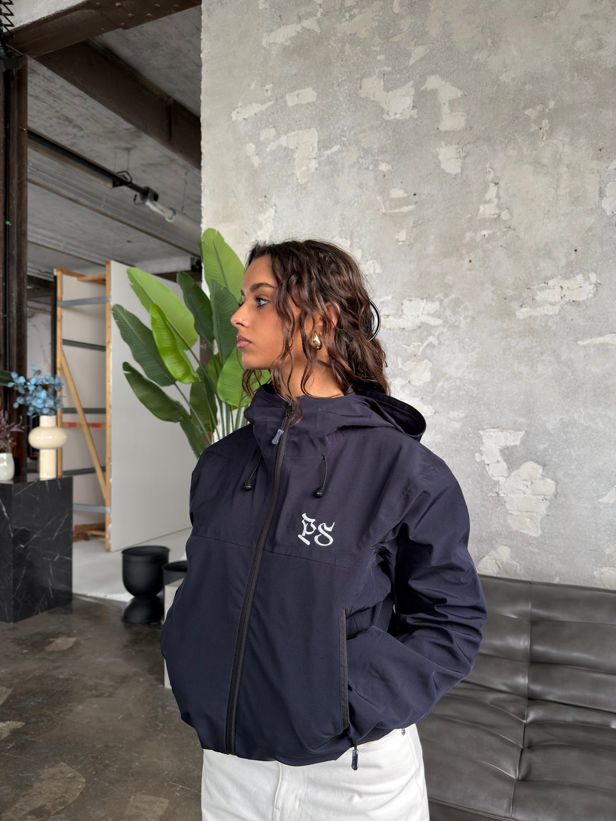 MIST RAIN JACKET — MIDNIGHT BLUE