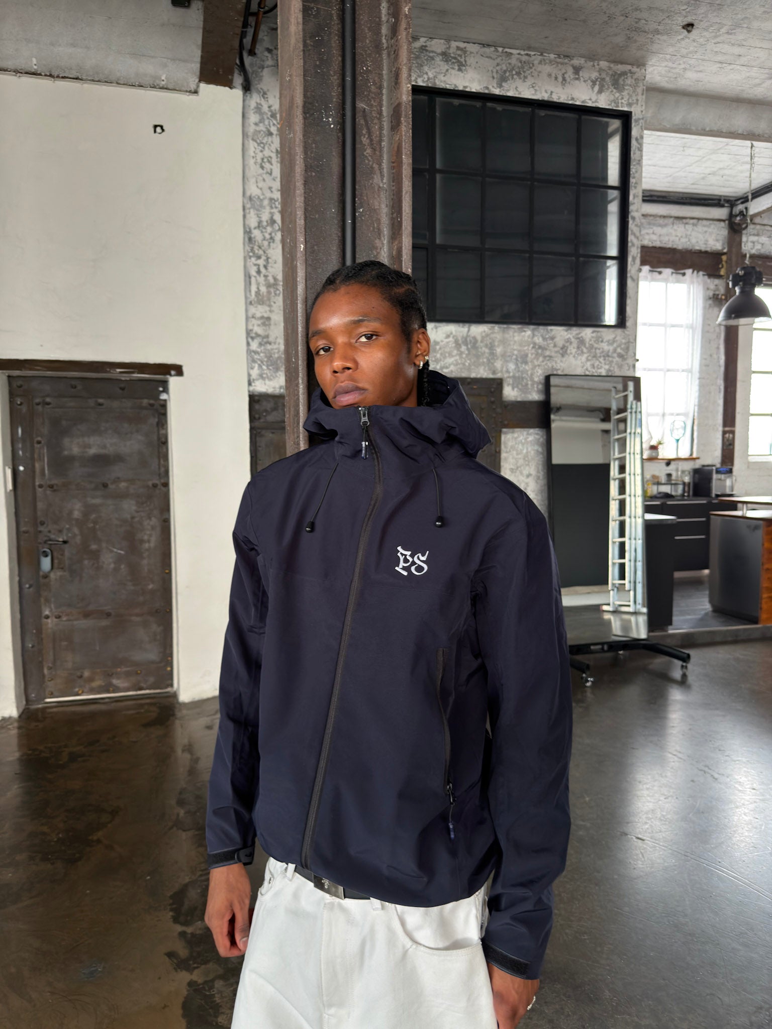 MIST RAIN JACKET — MIDNIGHT BLUE