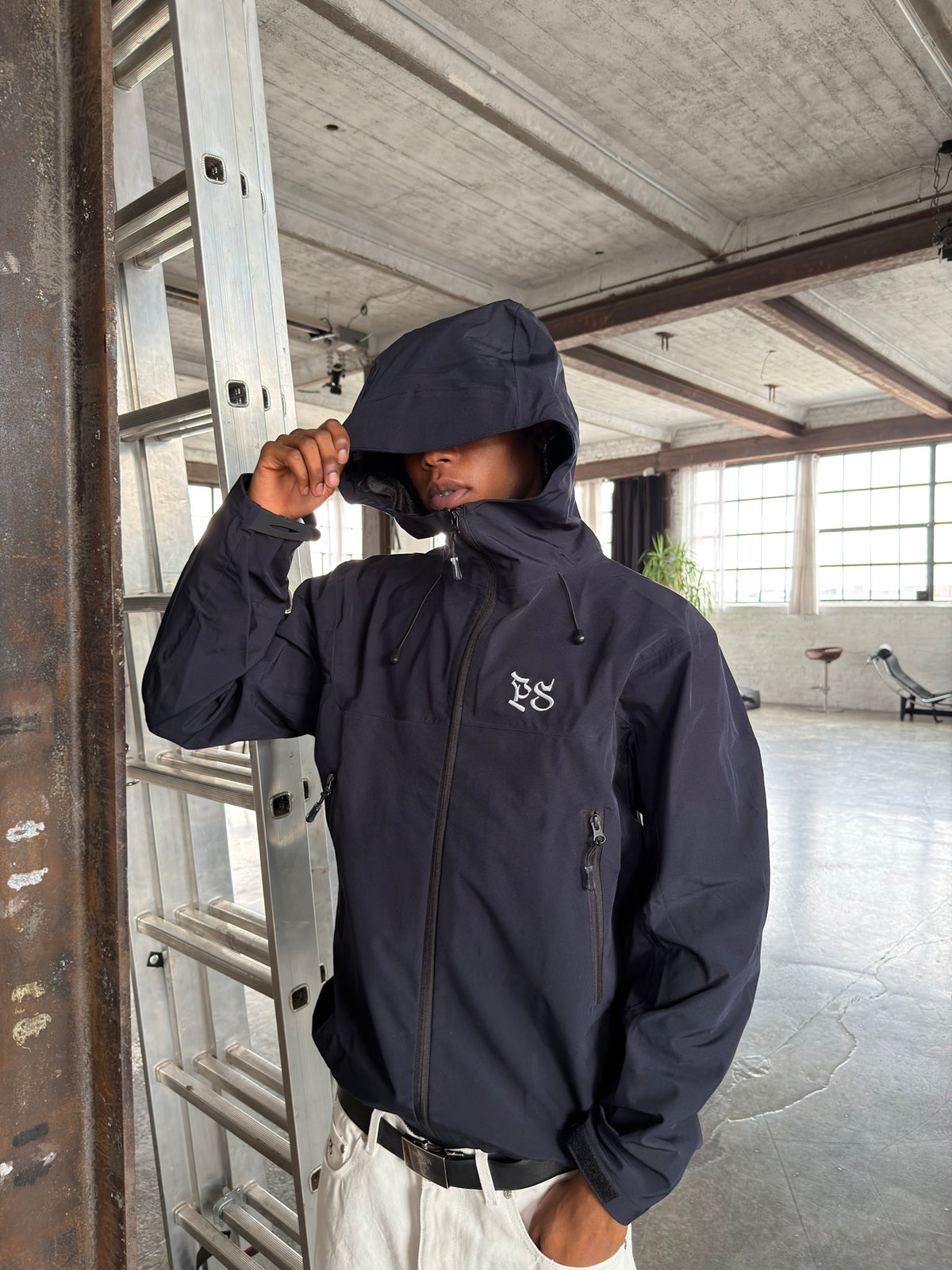 MIST RAIN JACKET — MIDNIGHT BLUE