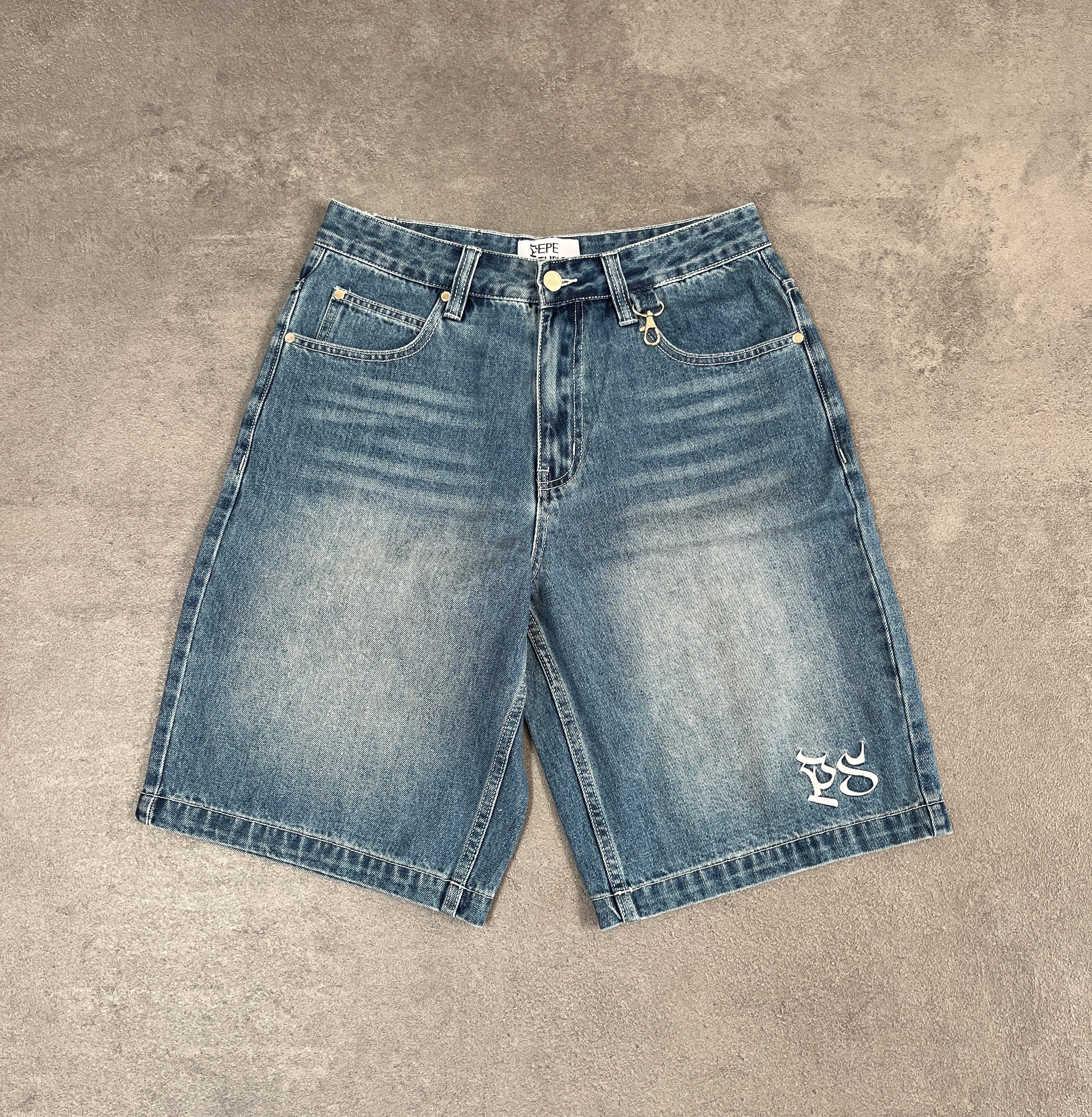 BLUE DENIM SHORTS PS