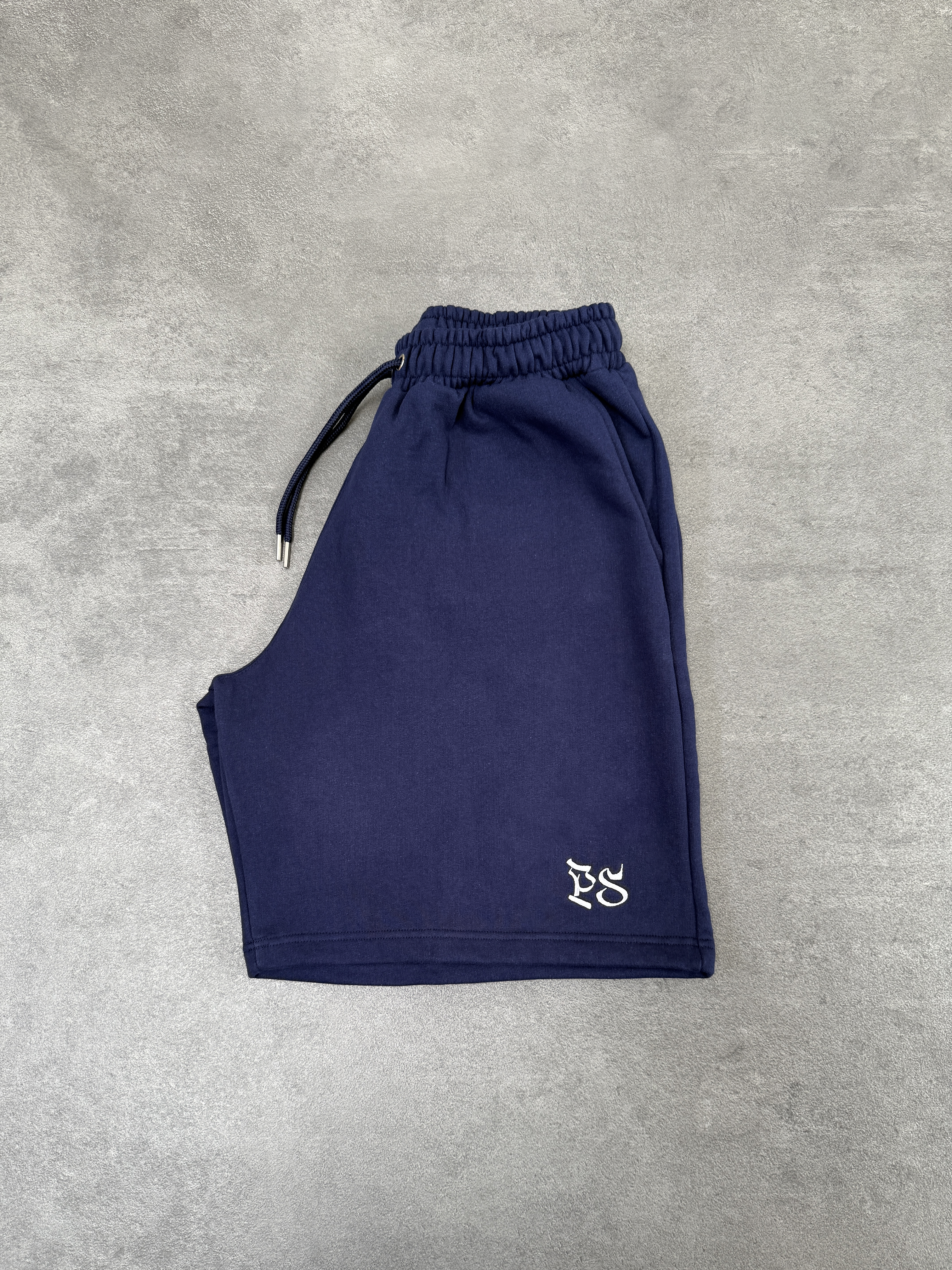 NAVY SWEATS SHORTS