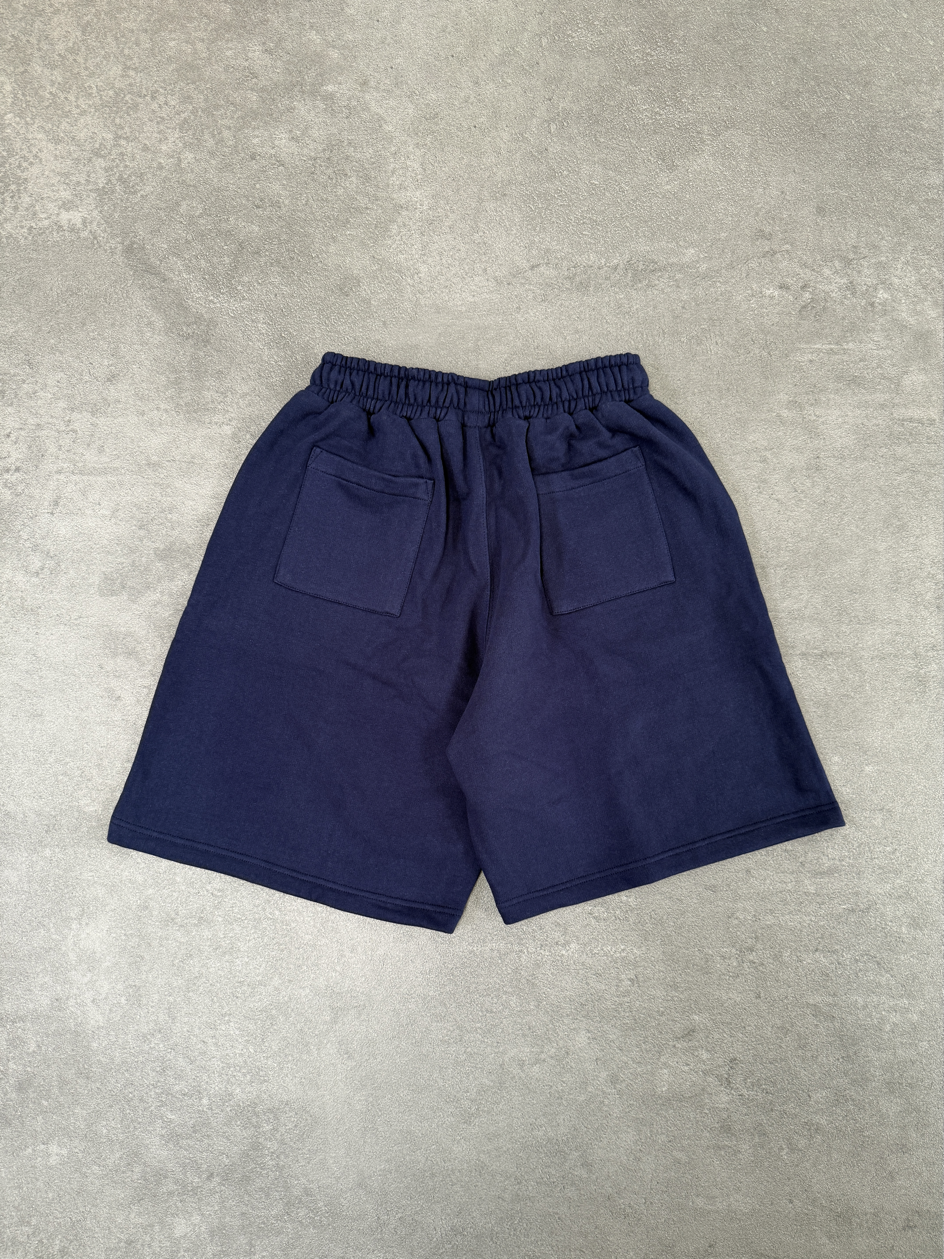 NAVY SWEATS SHORTS