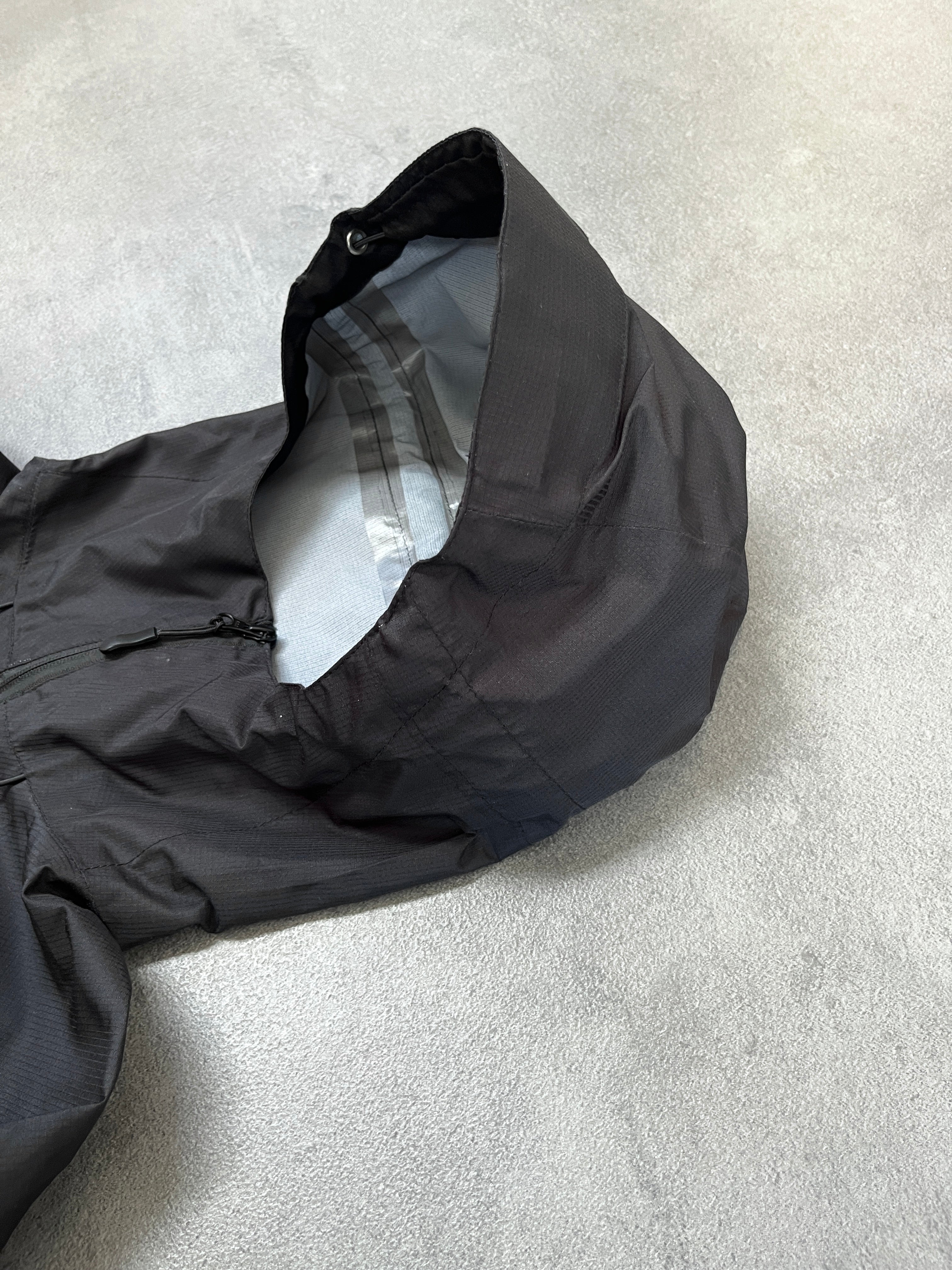 BLACK RIPSTOP RAIN JACKET