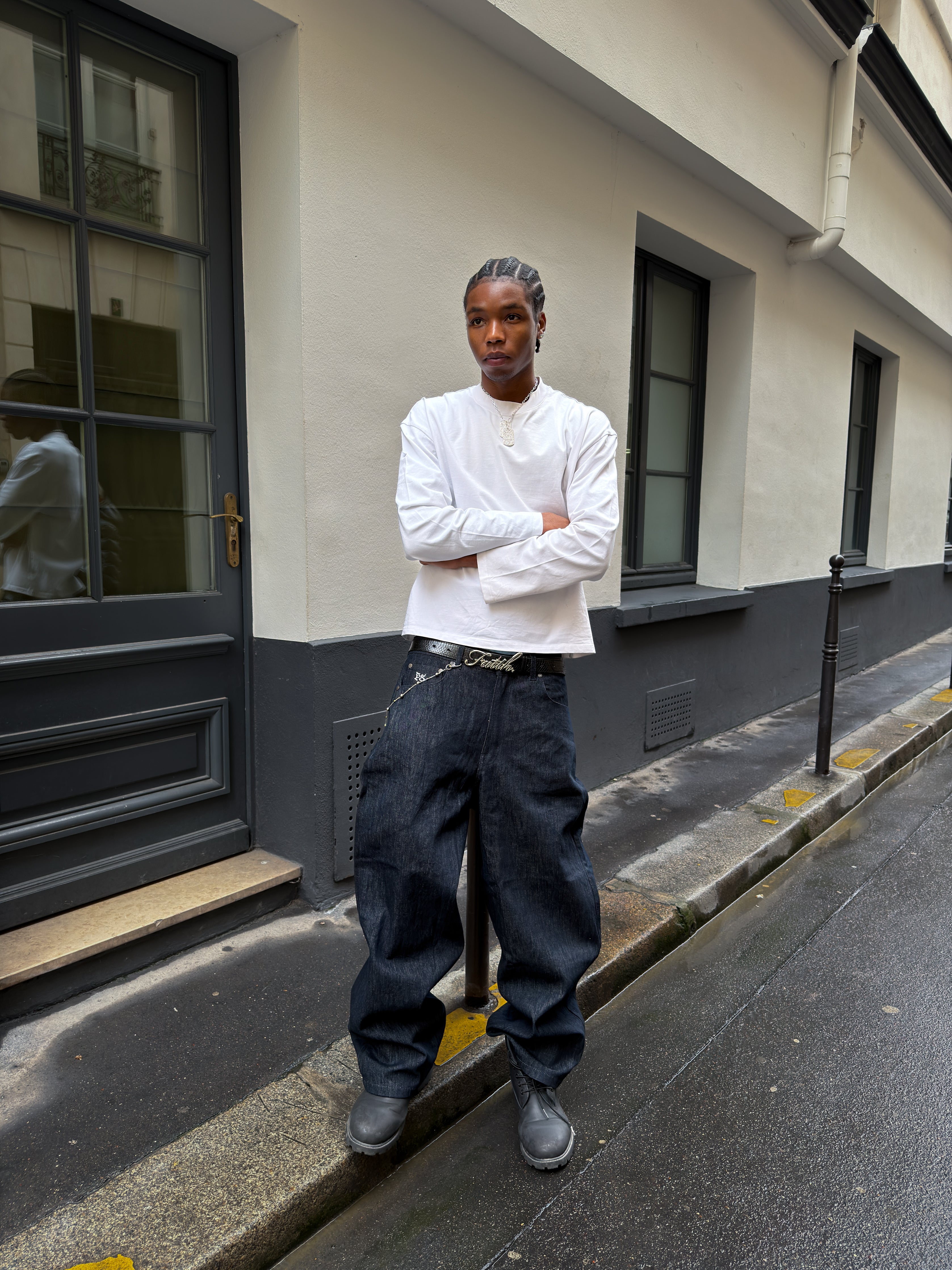 Hudson Raw Denim Pant