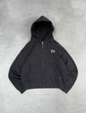 BLACK ZIP-HOODIE