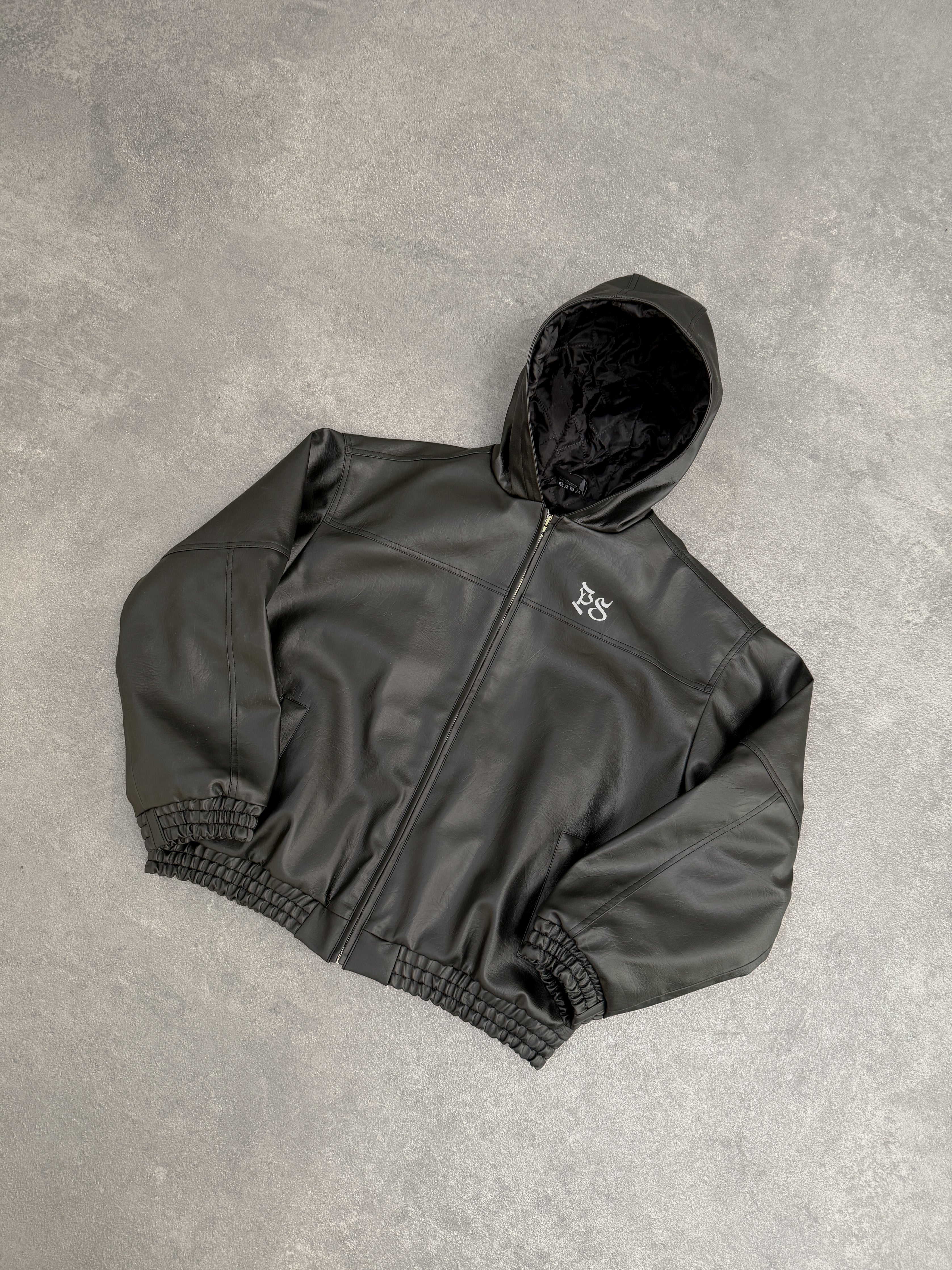 HAWK LEATHER JACKET - MAT