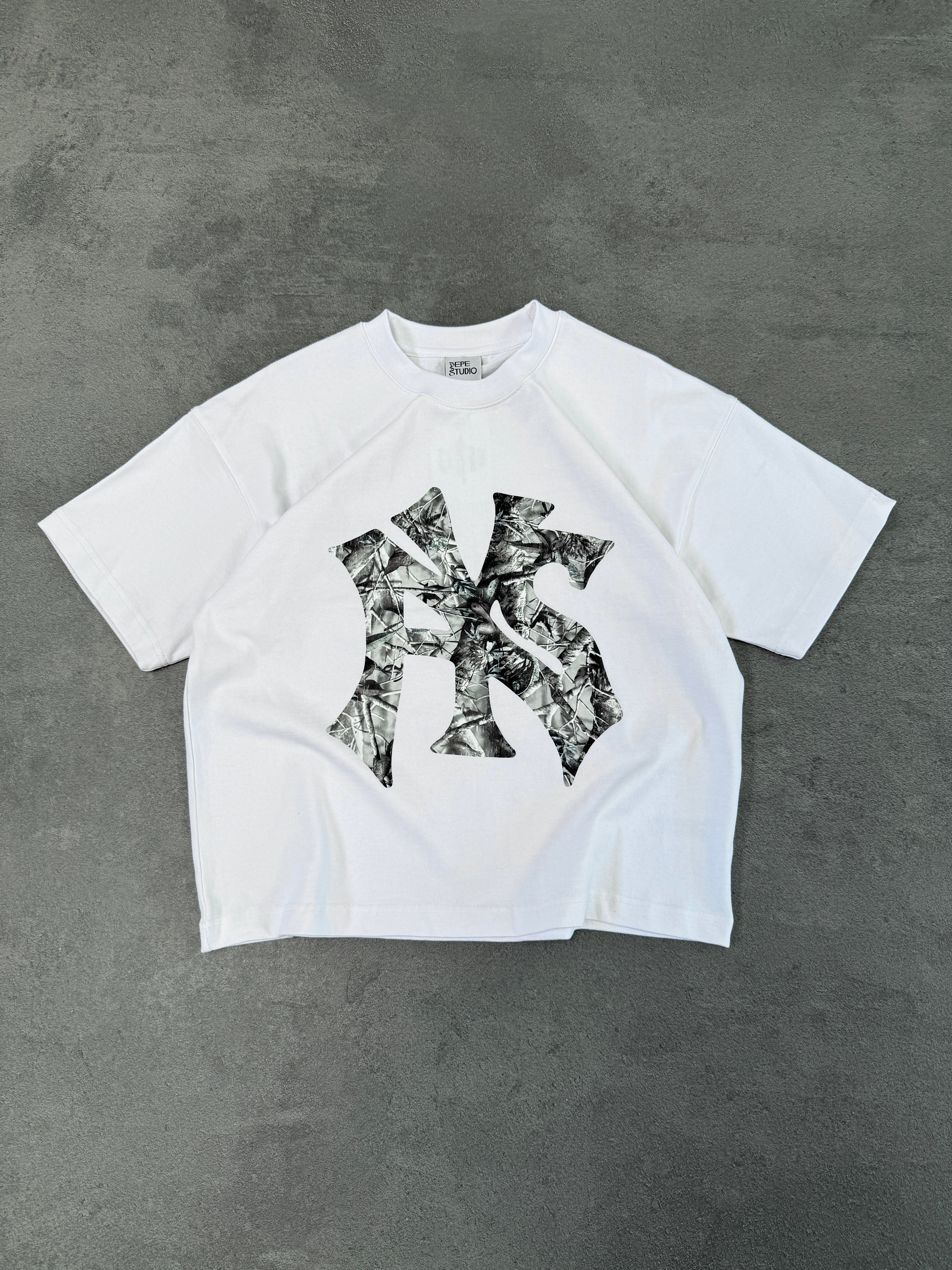 PYS WHITE CAMO TEE