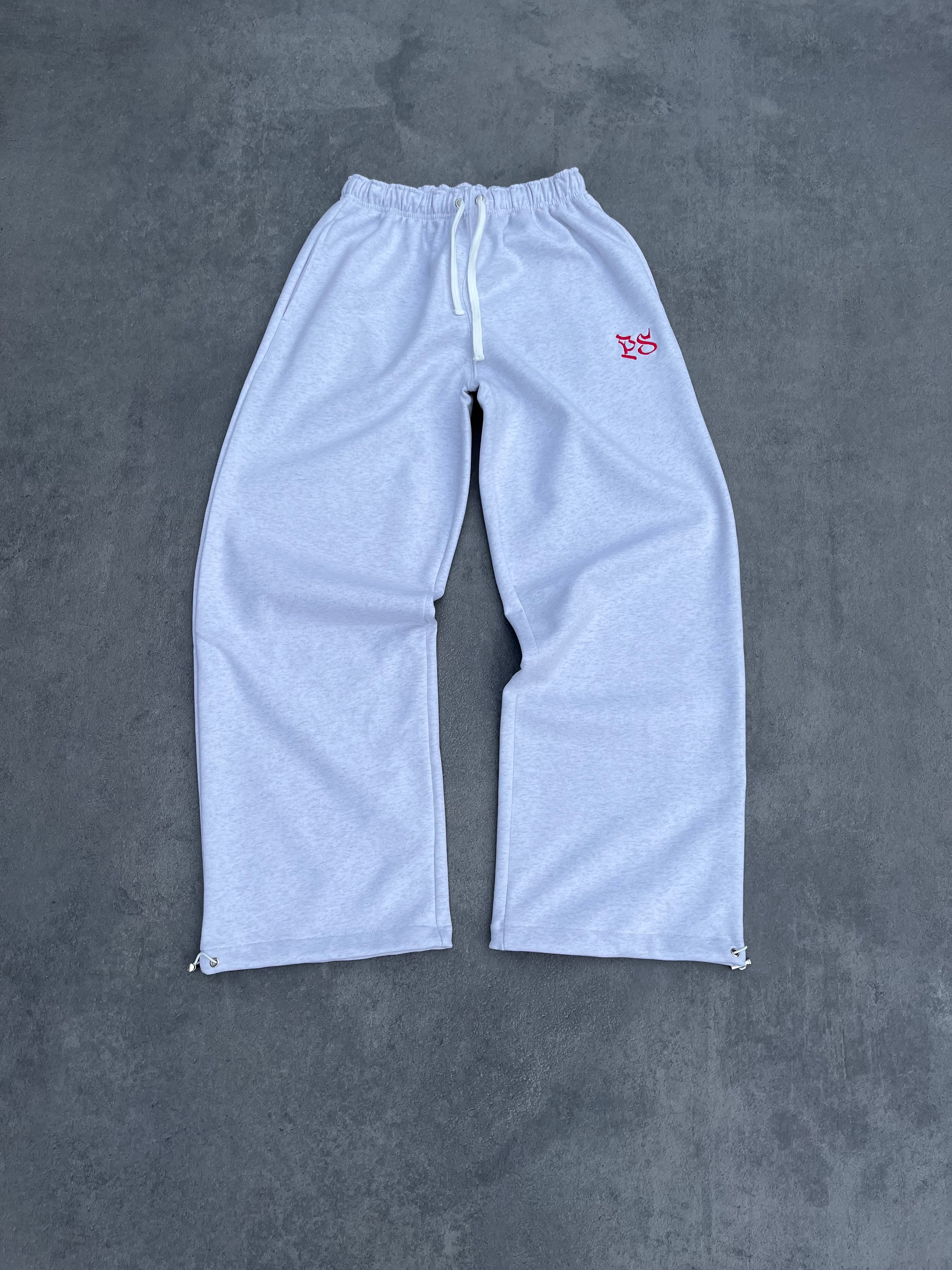 LIGHT GRAY BAGGY TROUSER