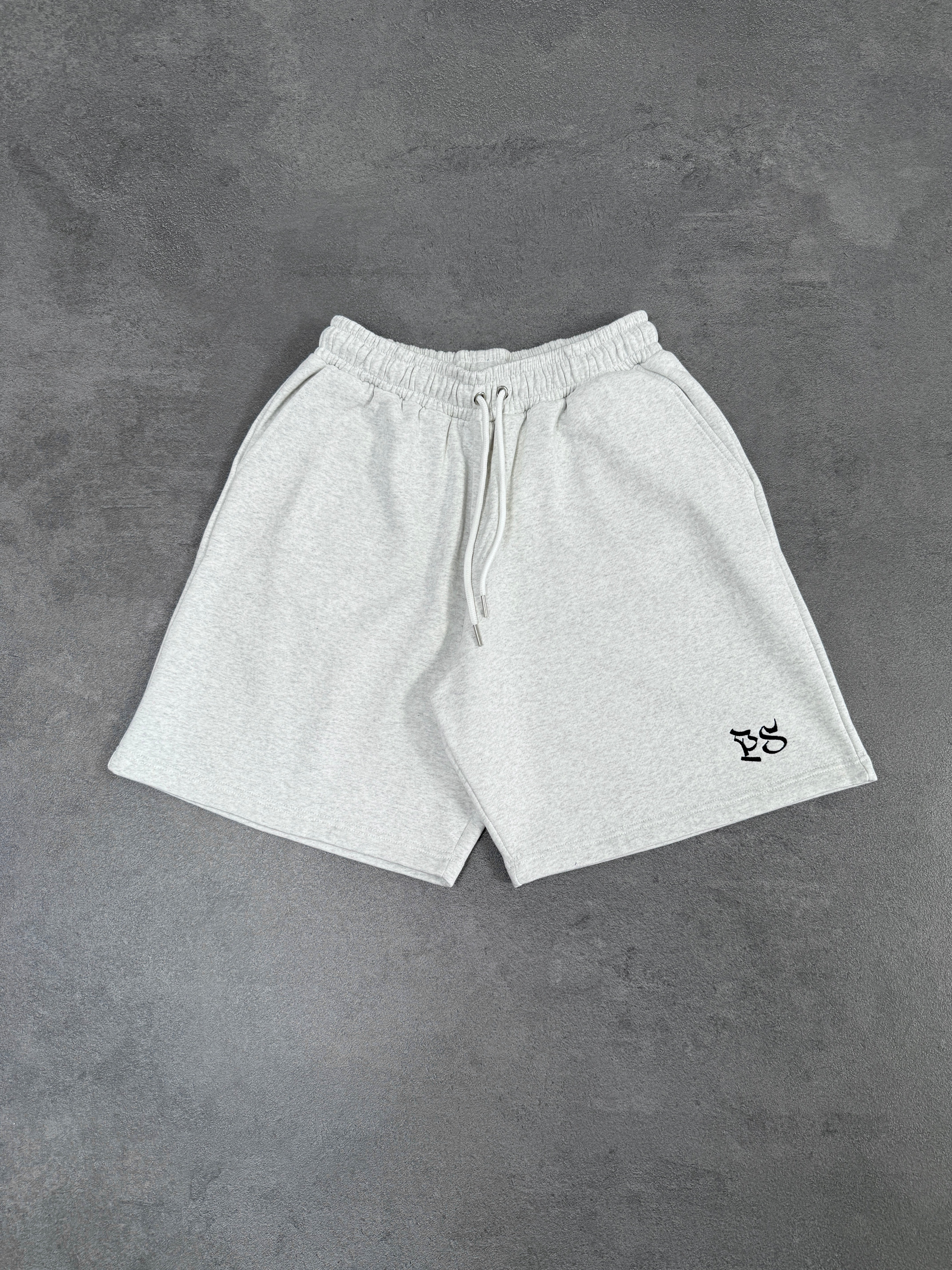 LIGHT GRAY SWEATS SHORTS