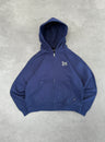 NAVY ZIP-HOODIE