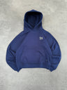NAVY BOXY HOODIE