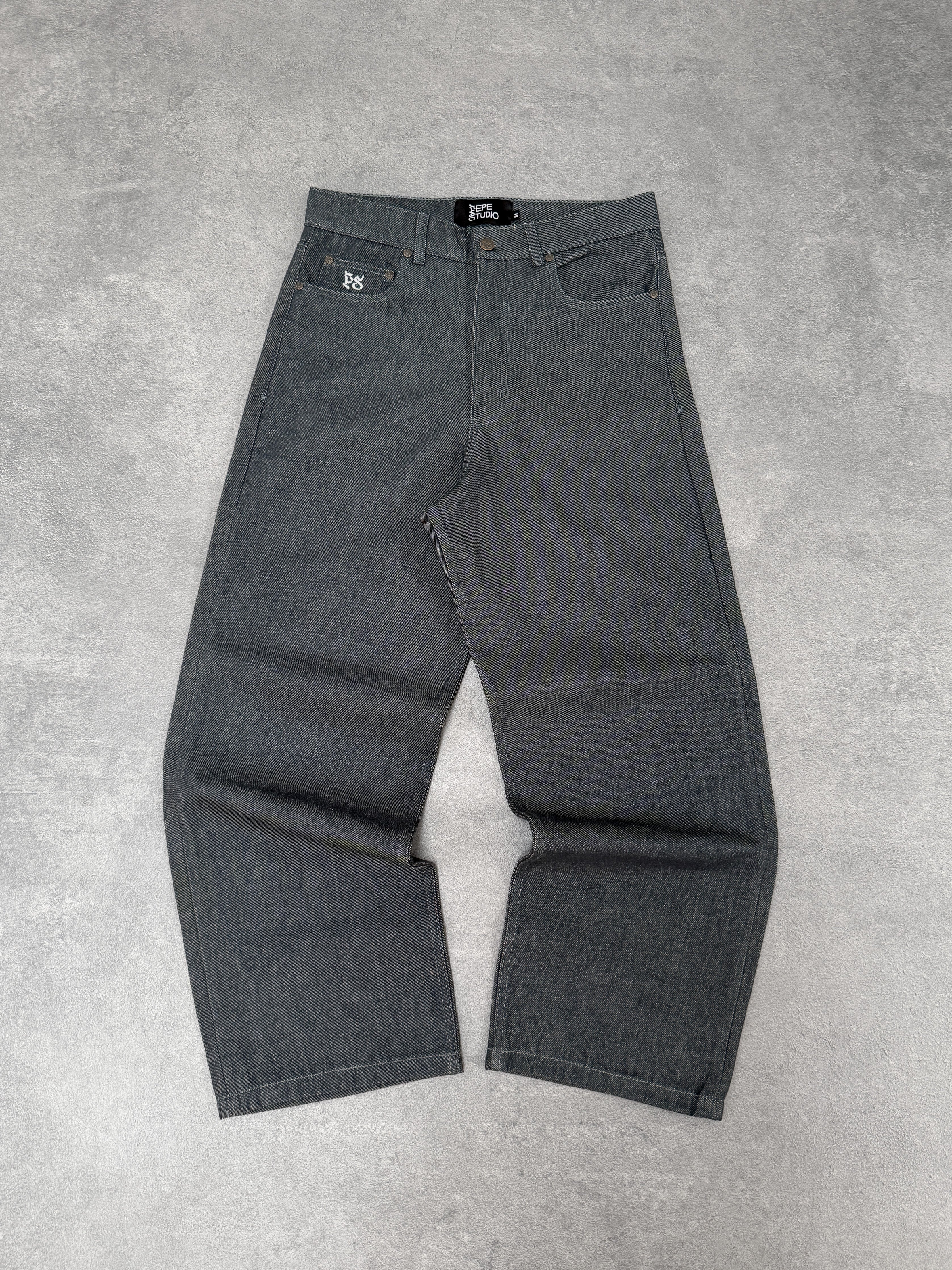 GRAPHITE RAW DENIM PANT