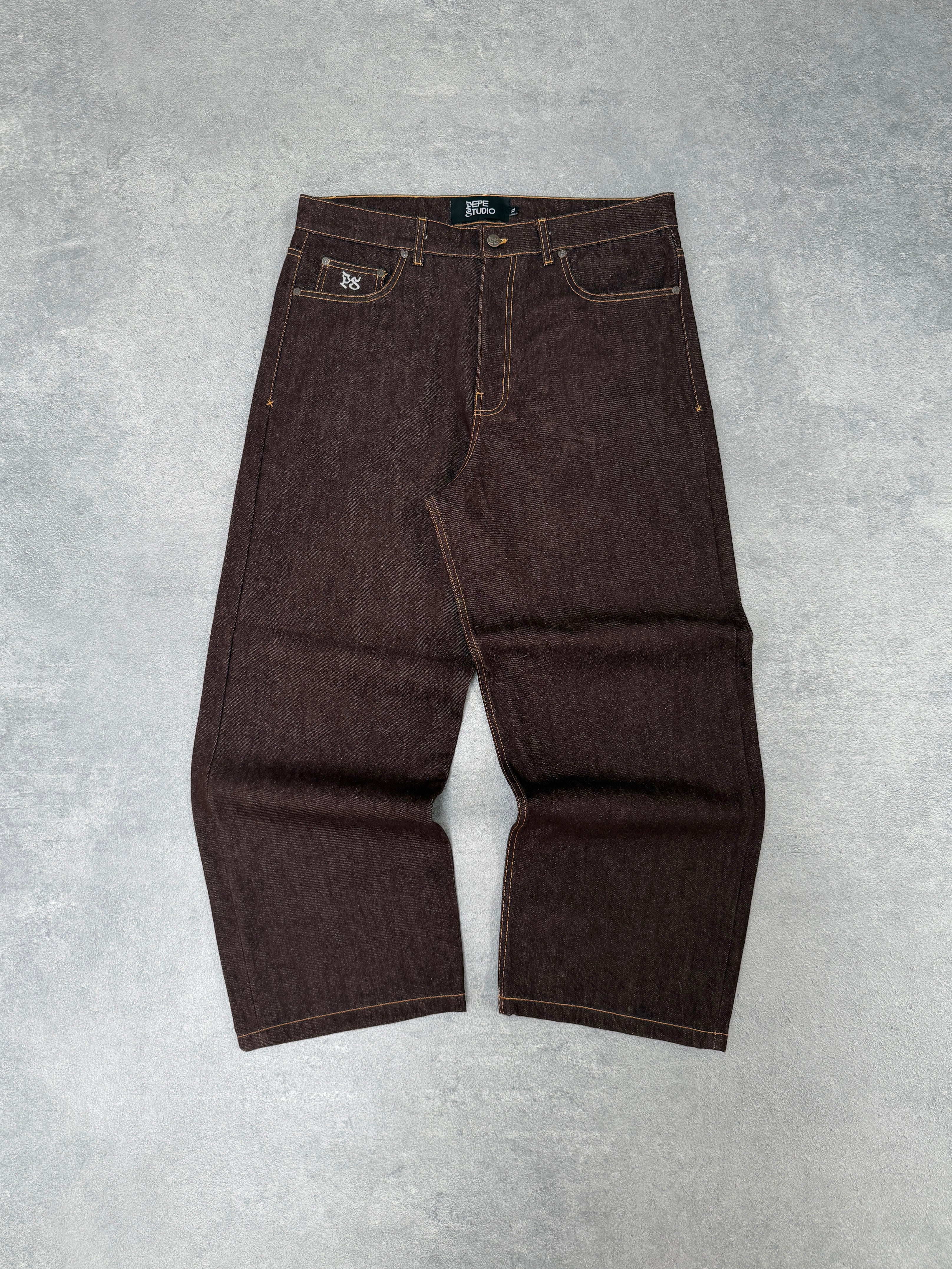 COPPER RAW DENIM PANT