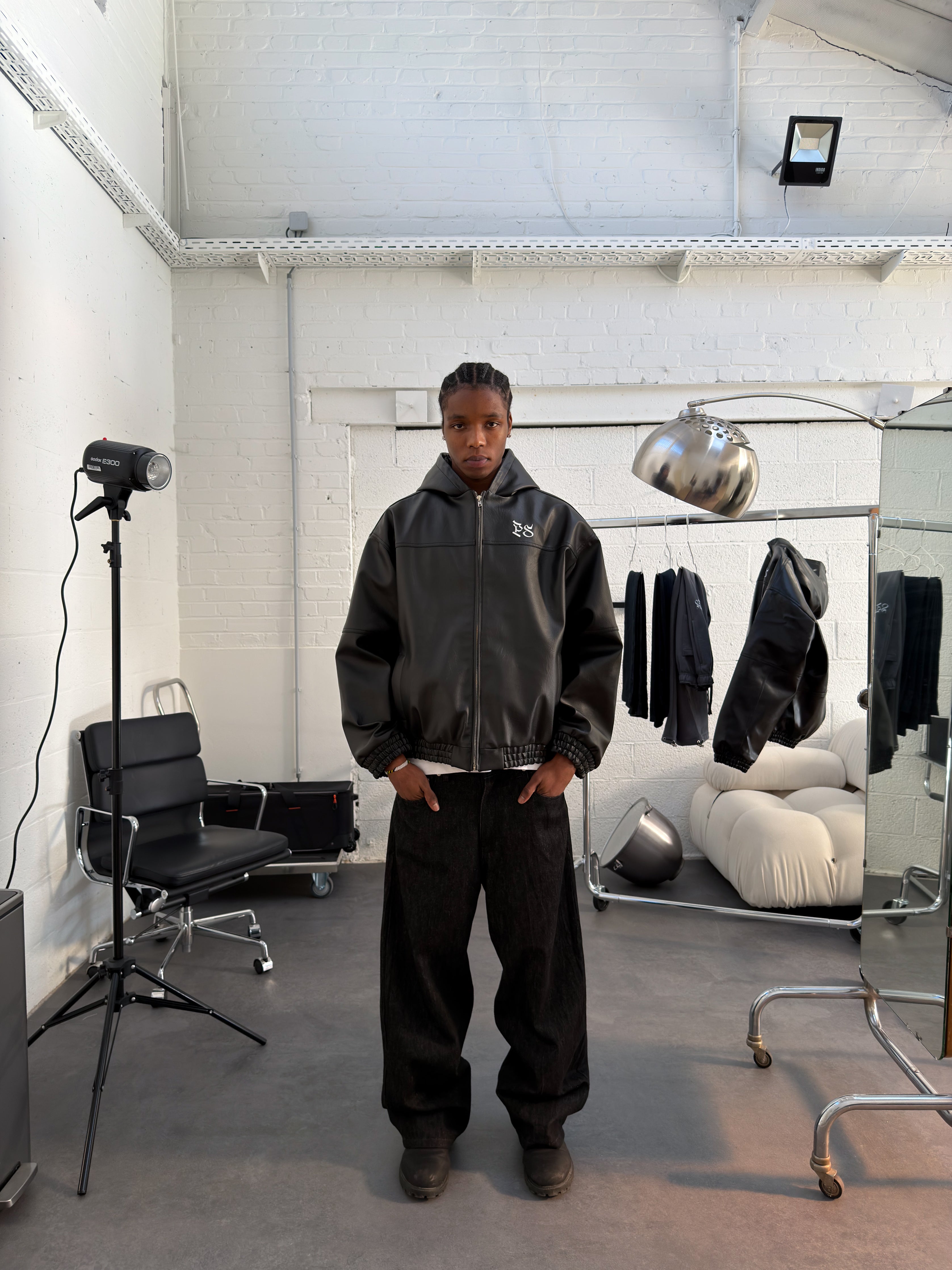 HAWK LEATHER JACKET - MAT