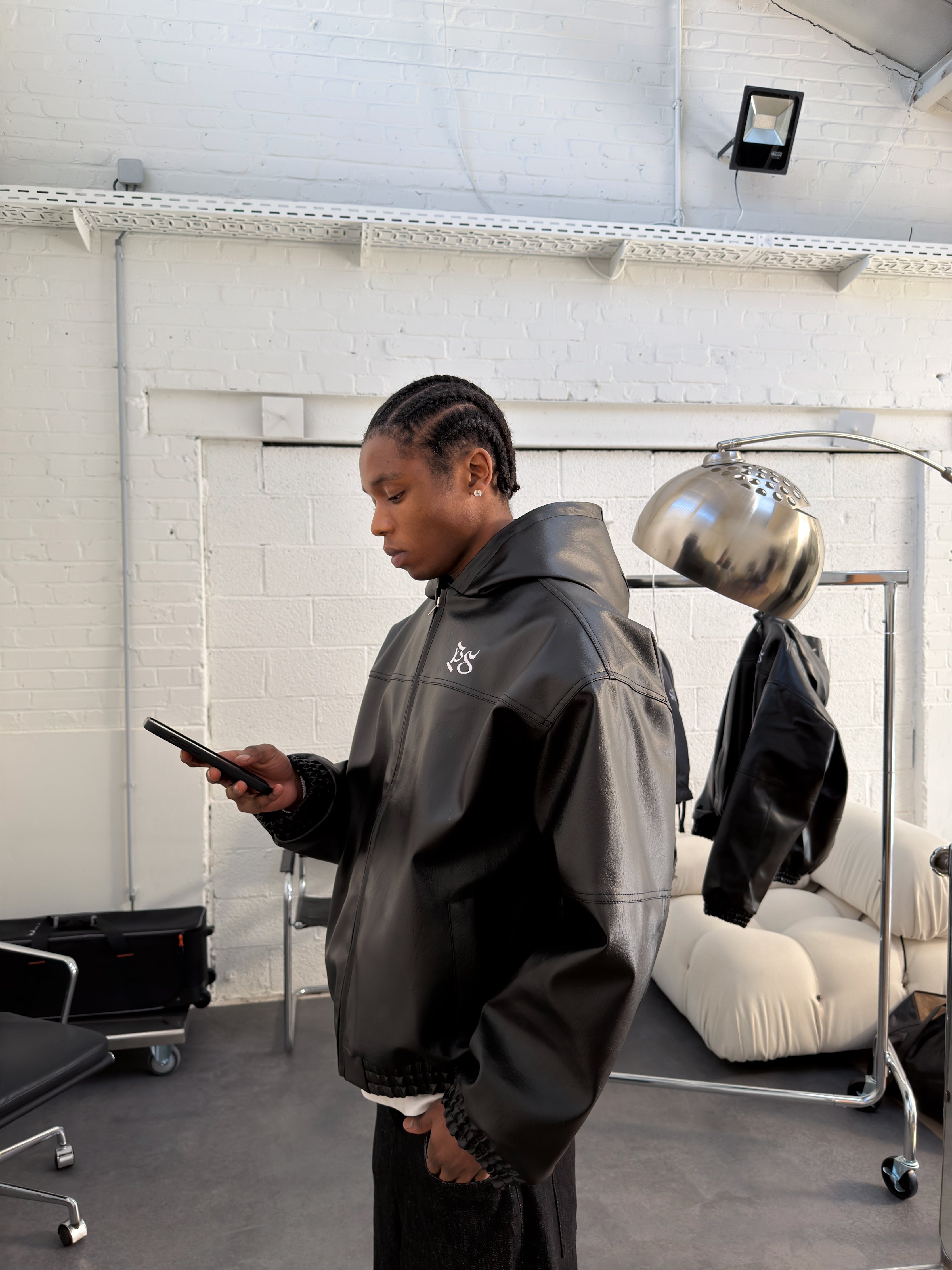 HAWK LEATHER JACKET - MAT