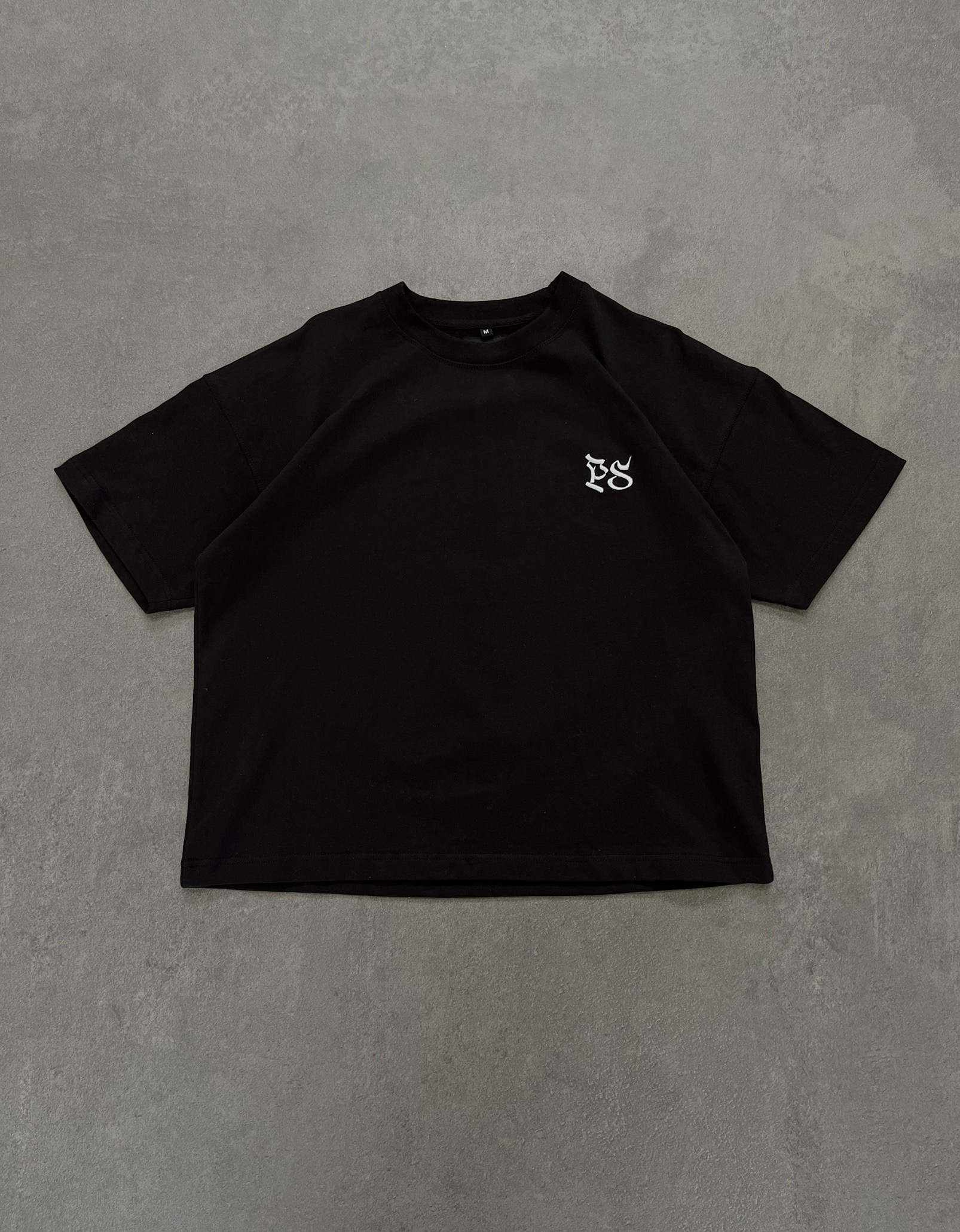 BOXY BLACK TEE