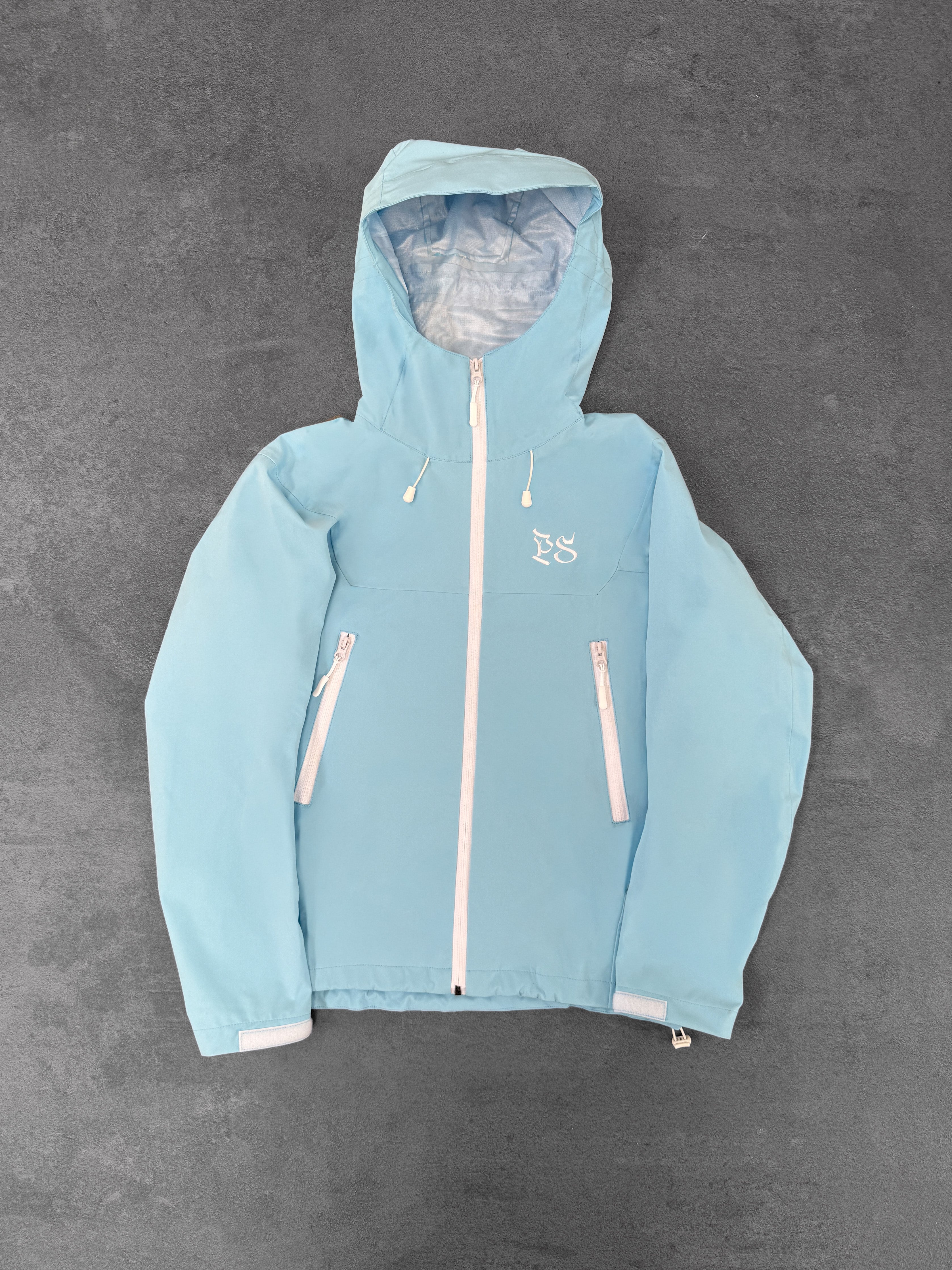 MIST RAIN JACKET — BABY BLUE