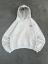 LIGHT GRAY BOXY HOODIE